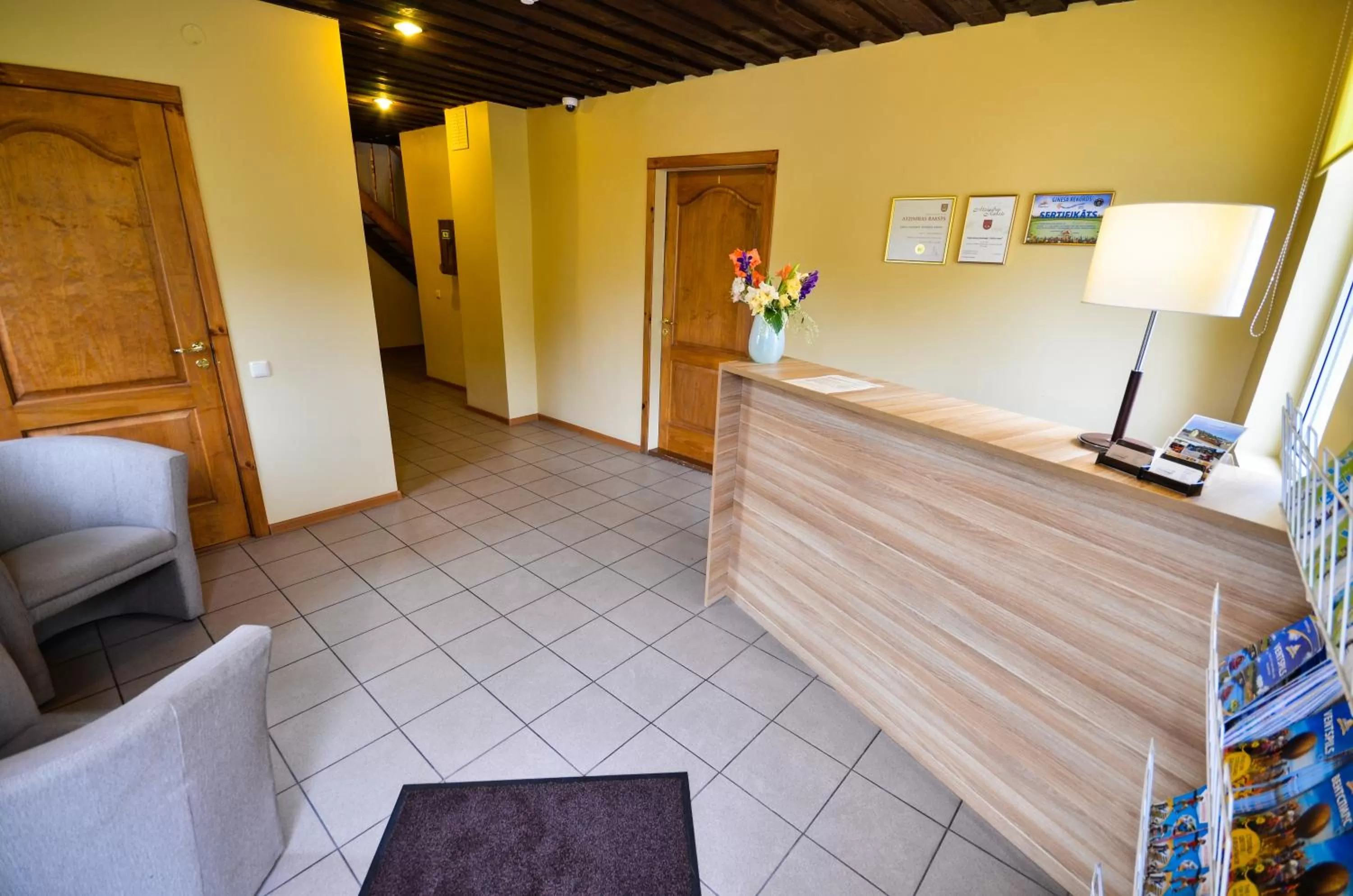 Facade/entrance in Veldzes Nams