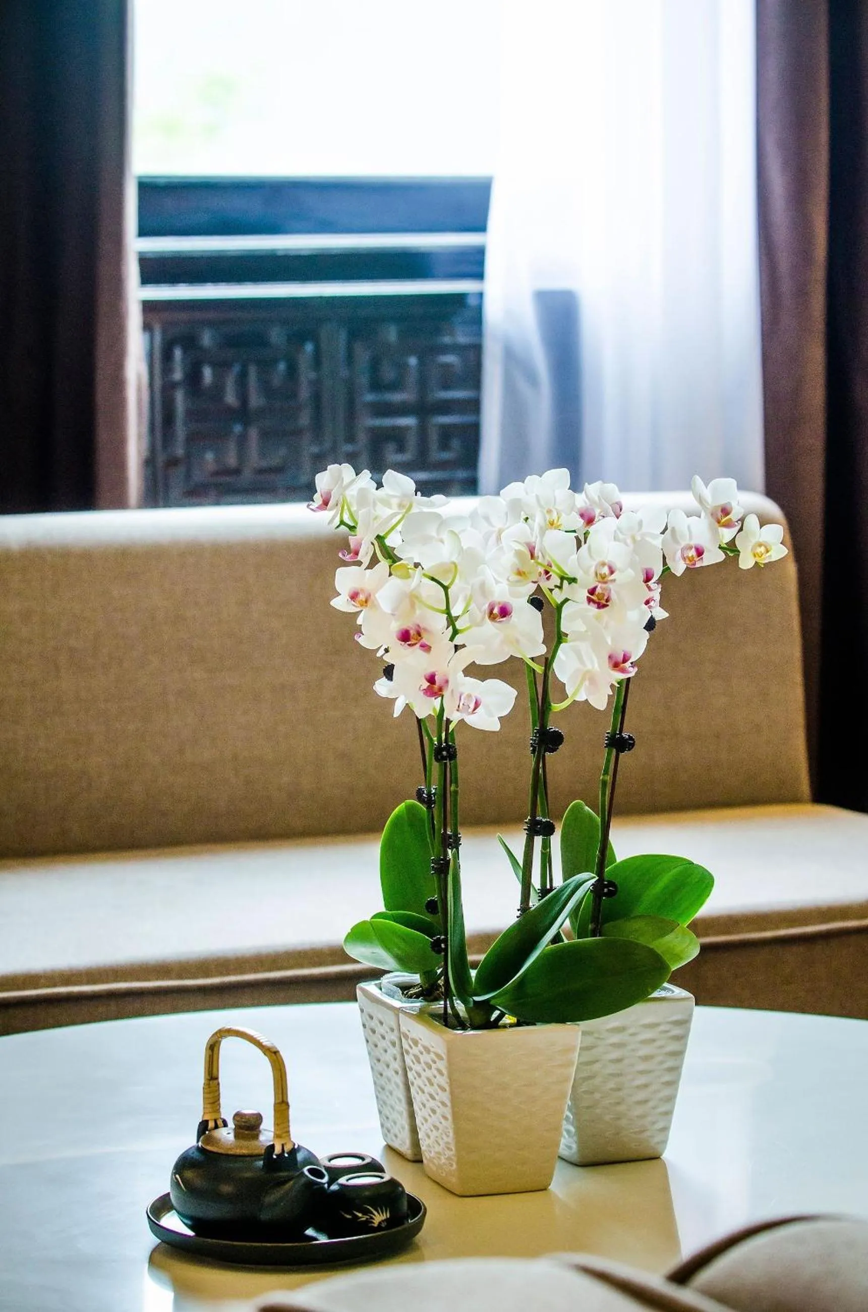 Decorative detail in Khách xá Bái Đính