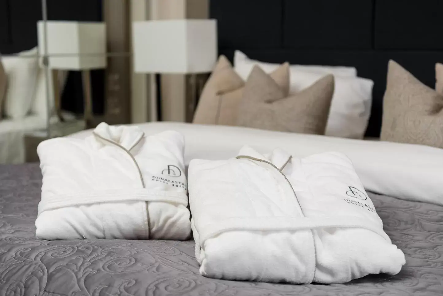 Bed in Dunalastair Hotel Suites