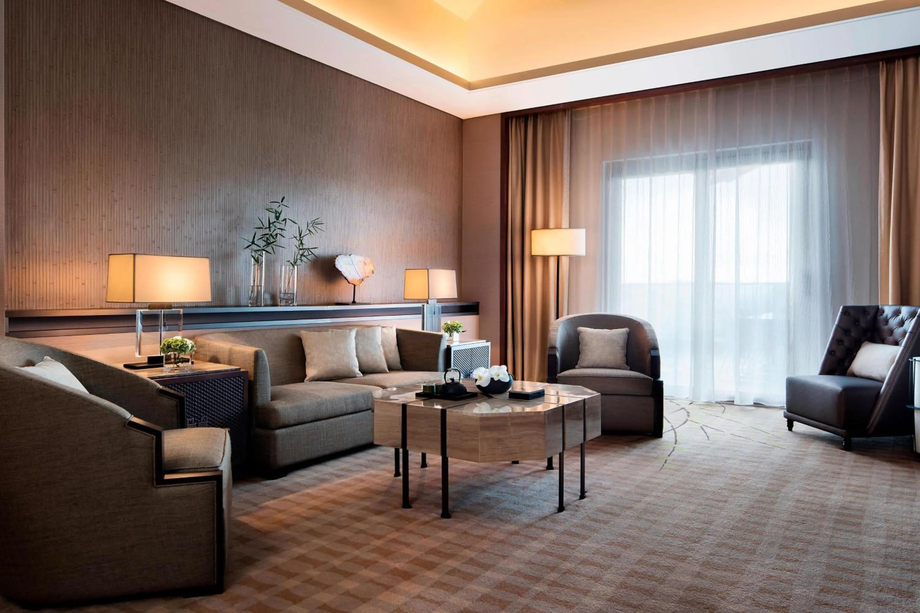 Living room in JW Marriott Hotel Zhejiang Anji