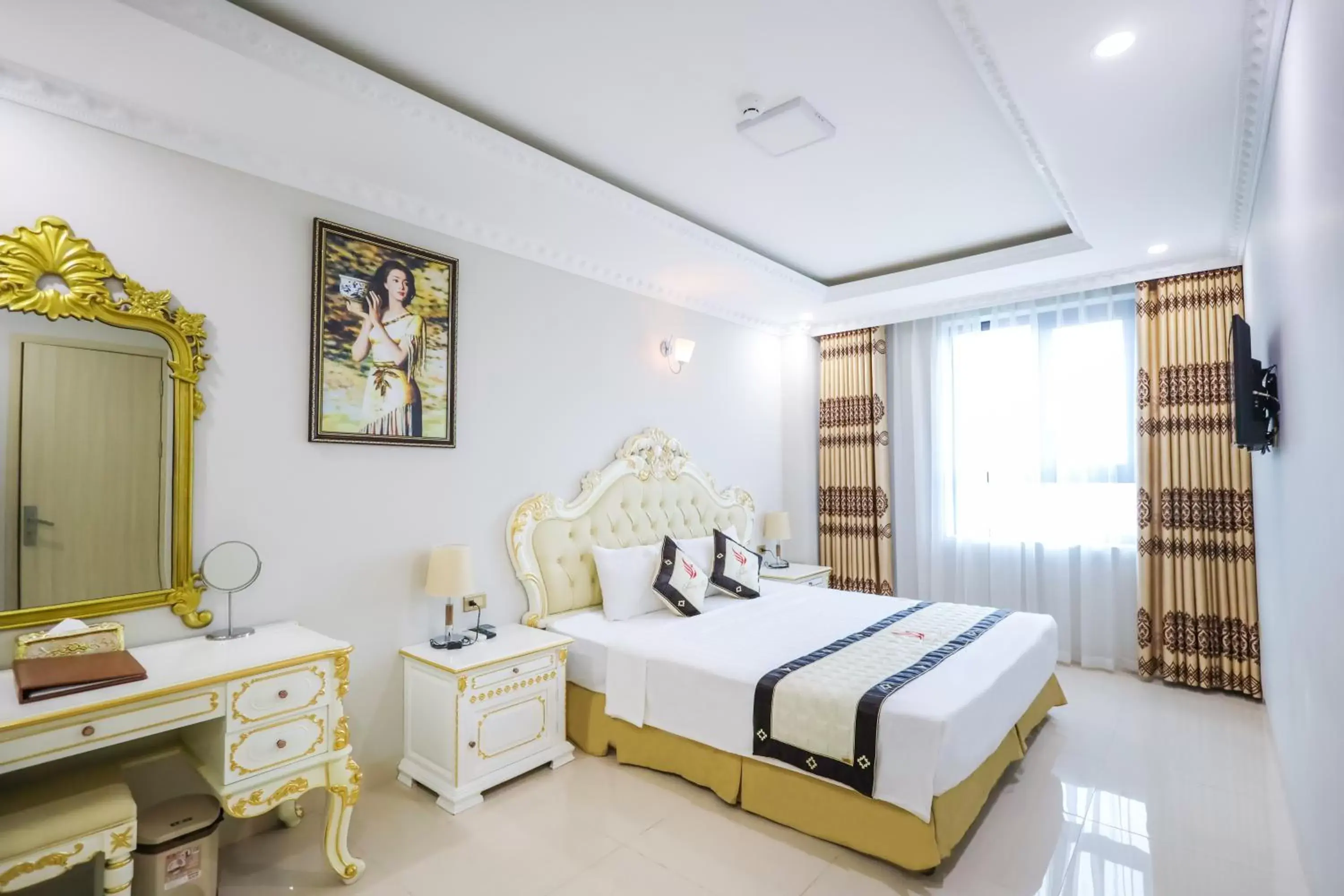 Bed in Khách Sạn Phượng Hoàng 3 Bed in Khách Sạn Phượng Hoàng 3