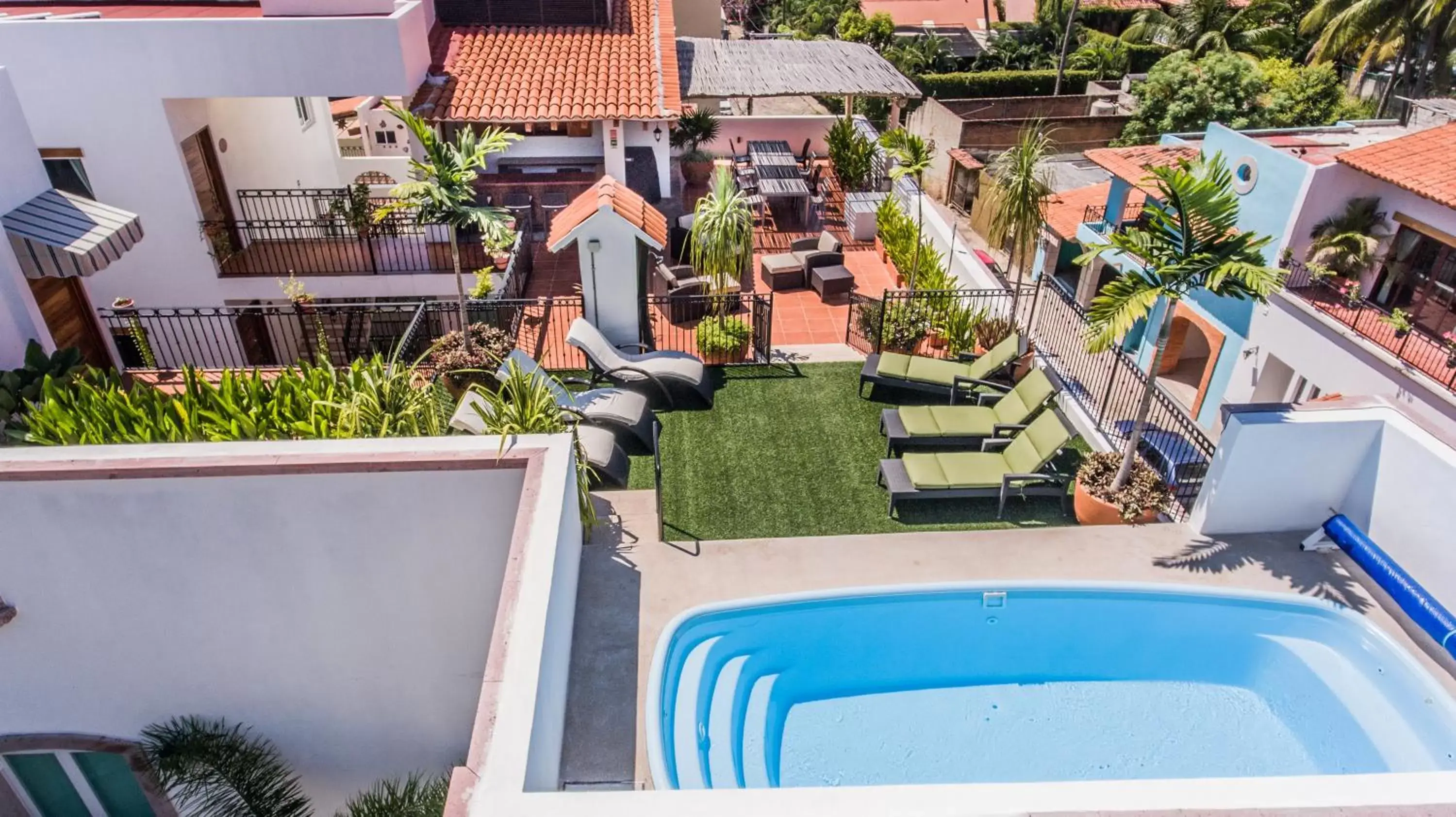 Bird's eye view, Swimming Pool in Refugio del Mar Luxury Hotel Boutique