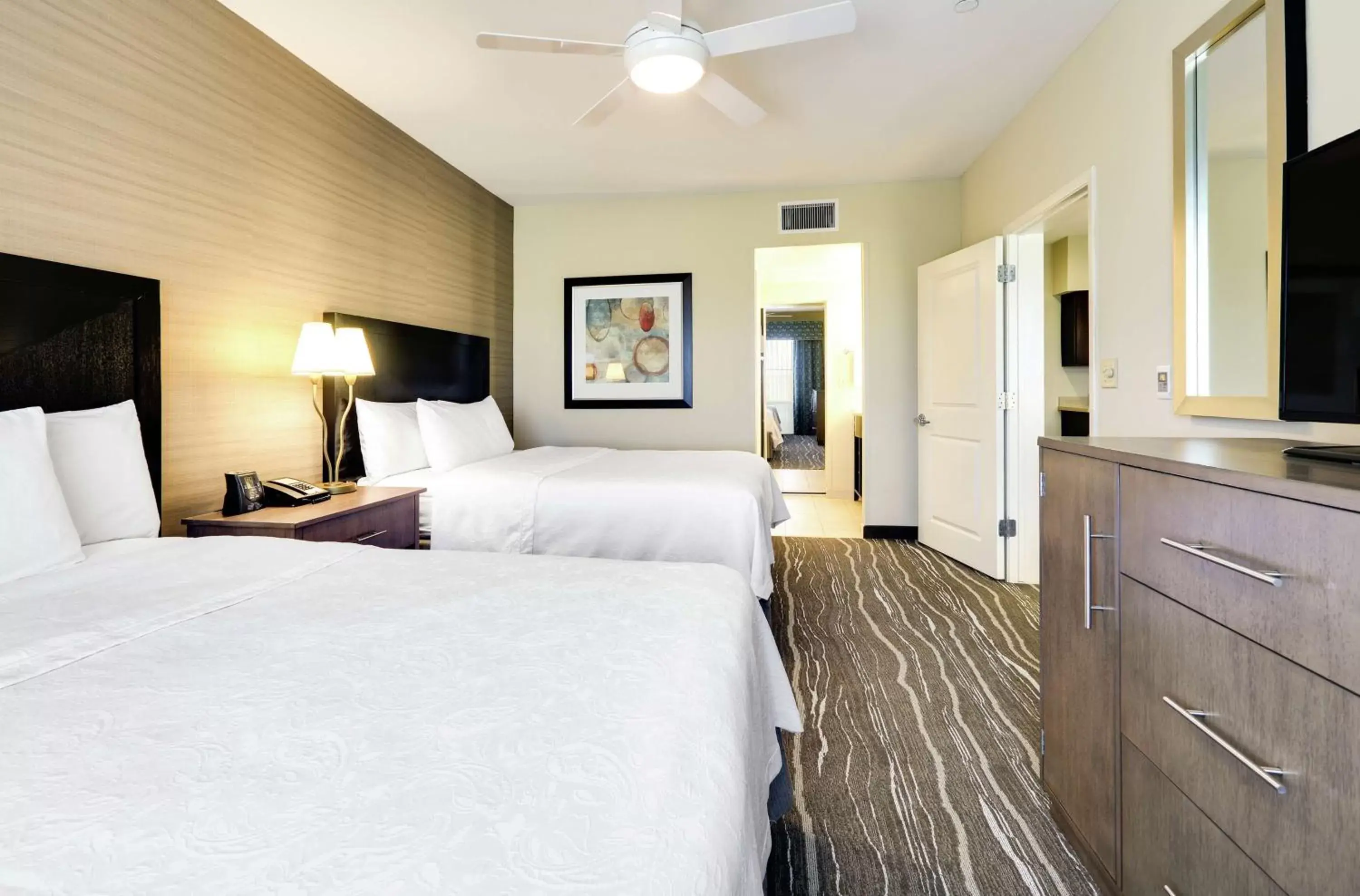 Bed in Homewood Suites by Hilton Dallas/Allen