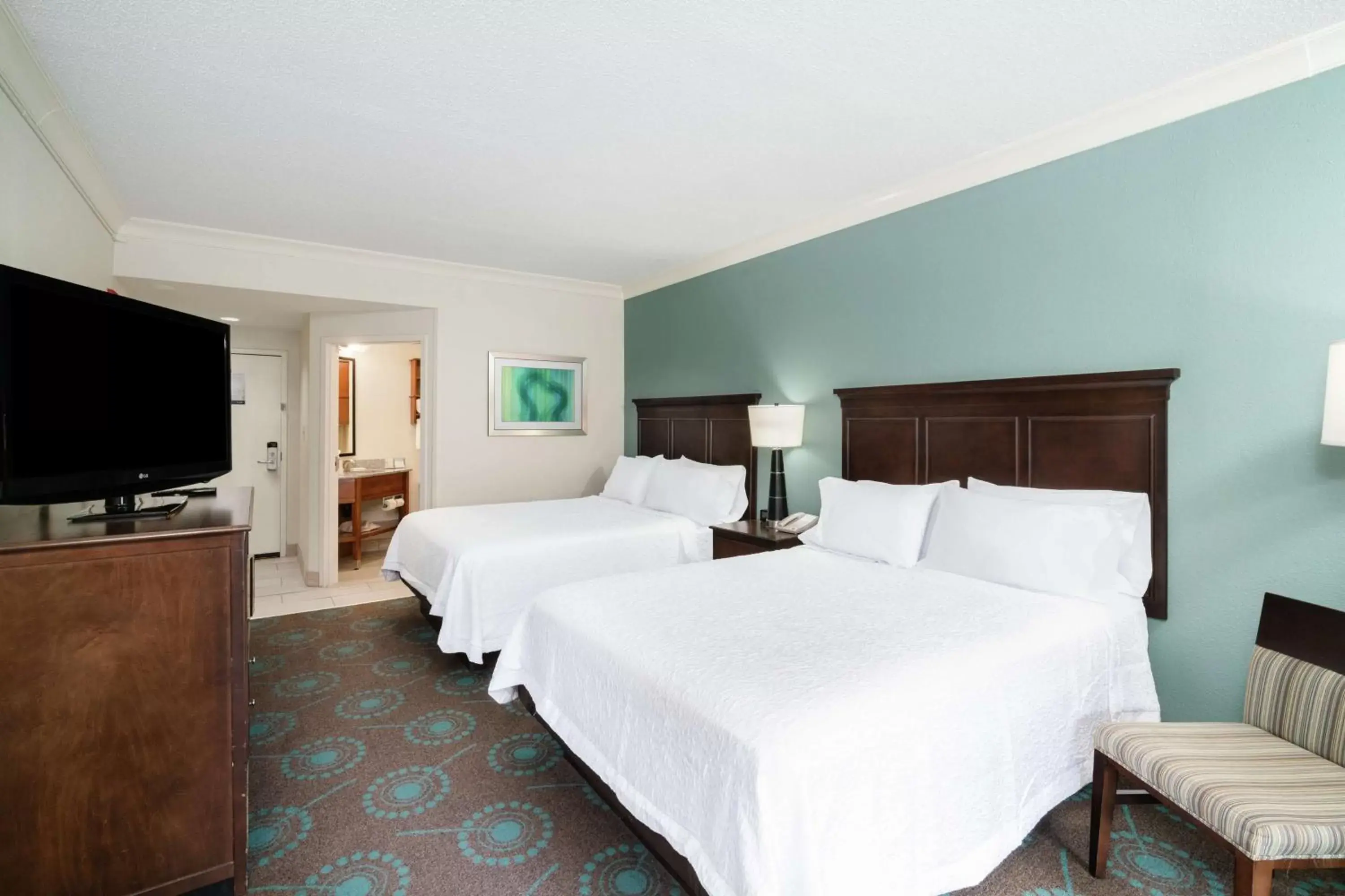 Bedroom, Bed in Hampton Inn & Suites Mooresville