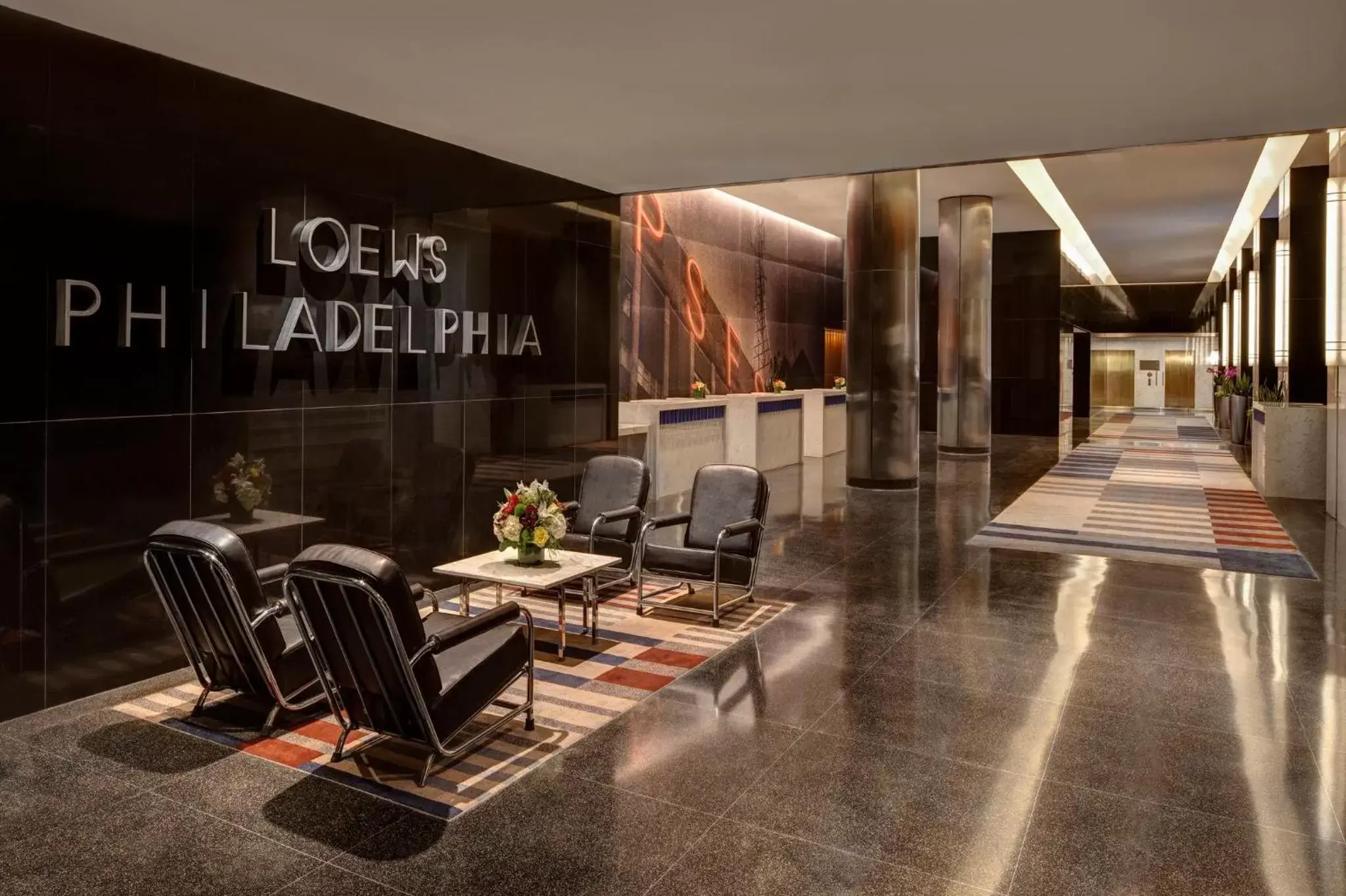 Lobby or reception in Loews Philadelphia Hotel