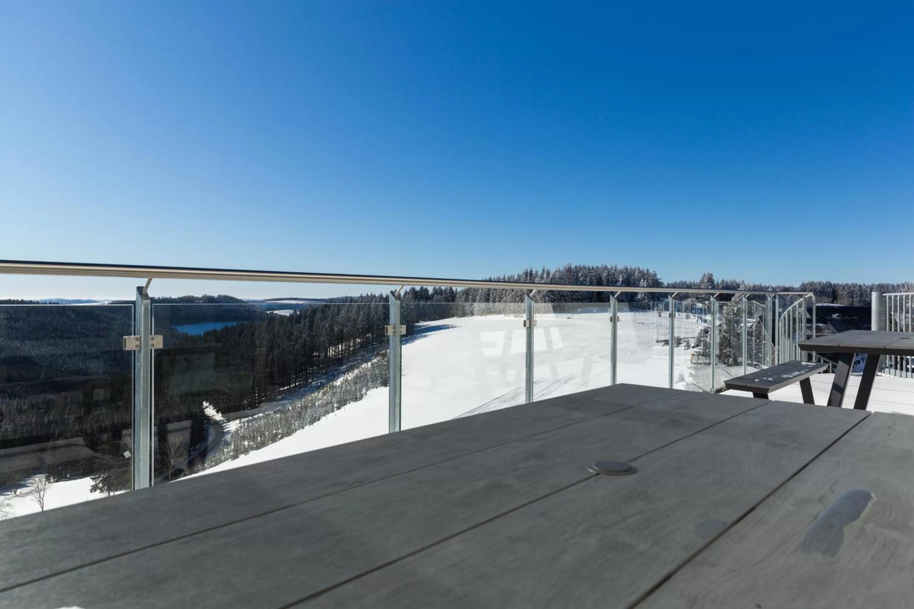 Balcony/Terrace in Astenblick Apartments Winterberg with sauna