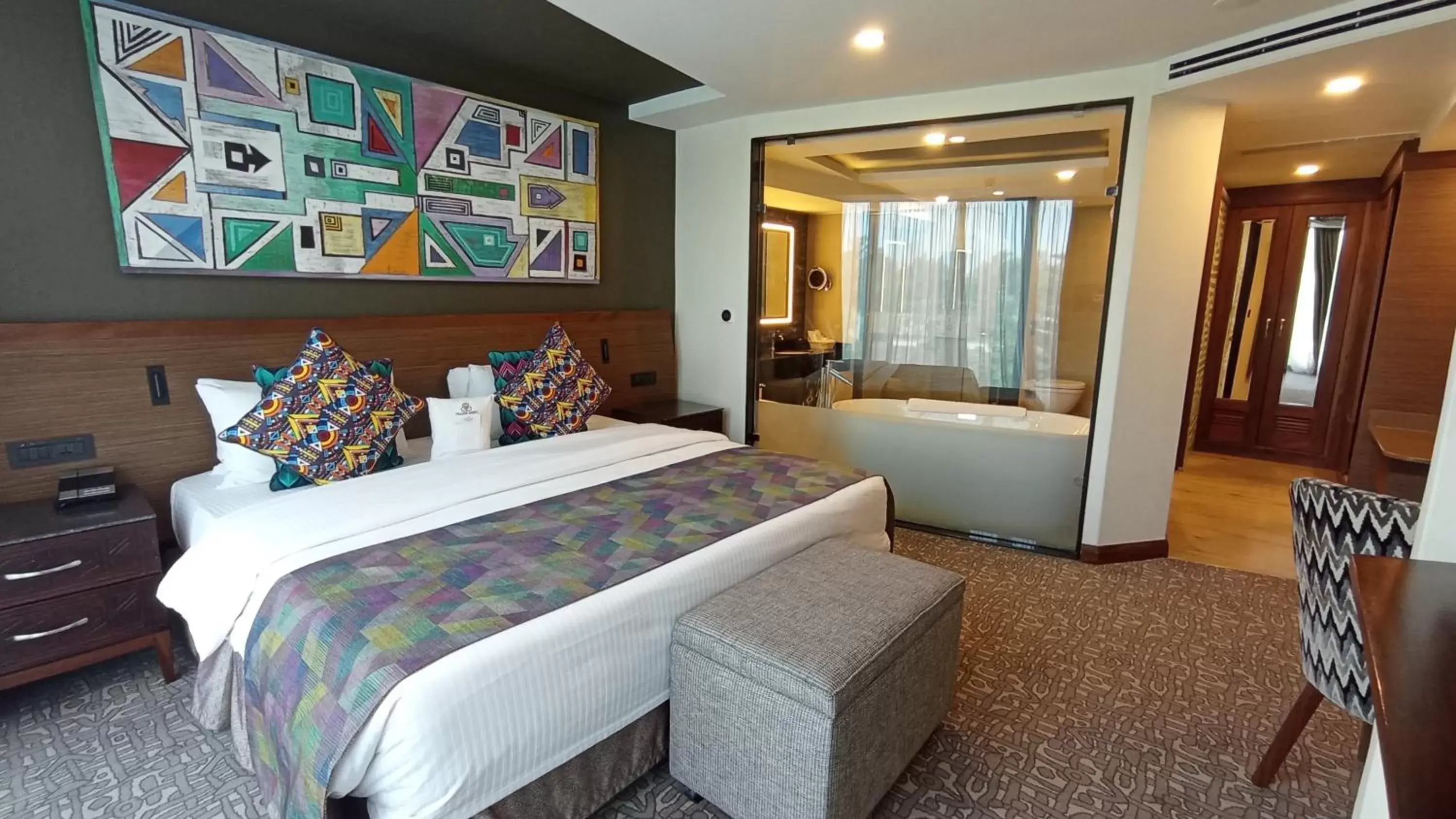 Bed in Sarova Panafric Hotel
