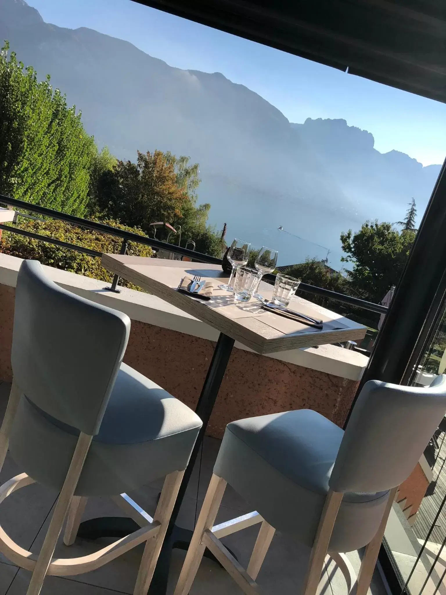 Garden, Balcony/Terrace in Hôtel Beauregard, The Originals Relais (Inter-Hotel)