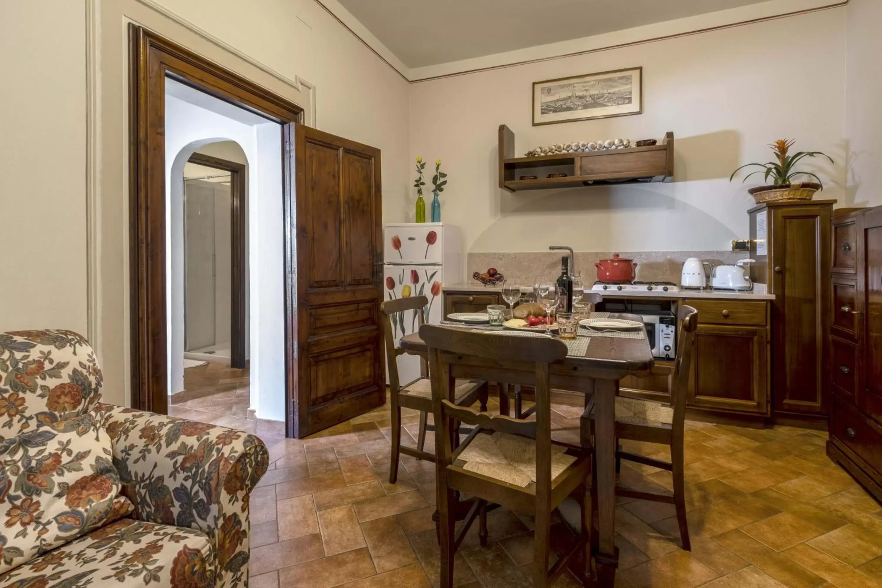 Kitchen or kitchenette, Dining Area in Borgo Grondaie