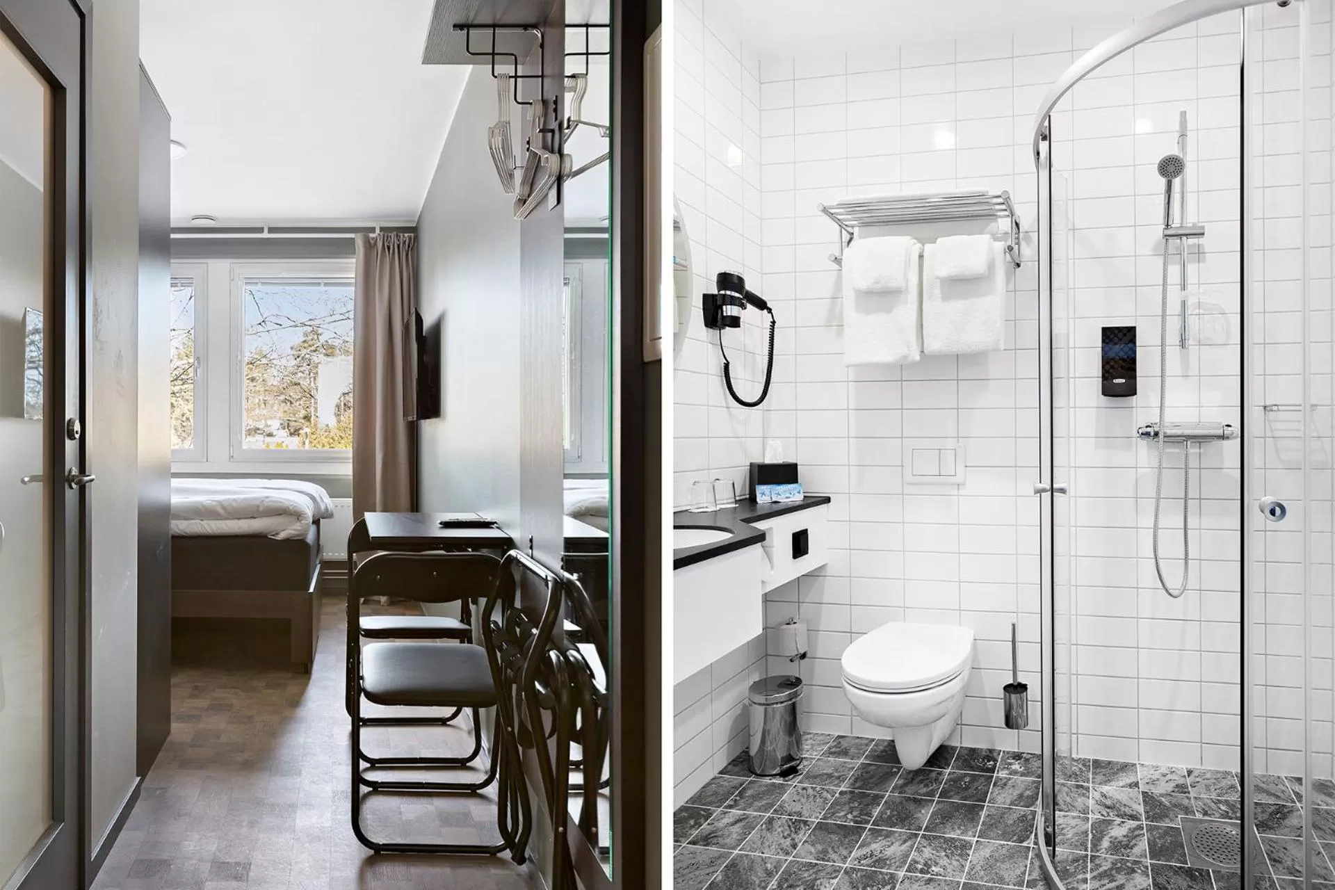 Toilet, Bed in Sure Hotel Studio by Best Western Bromma