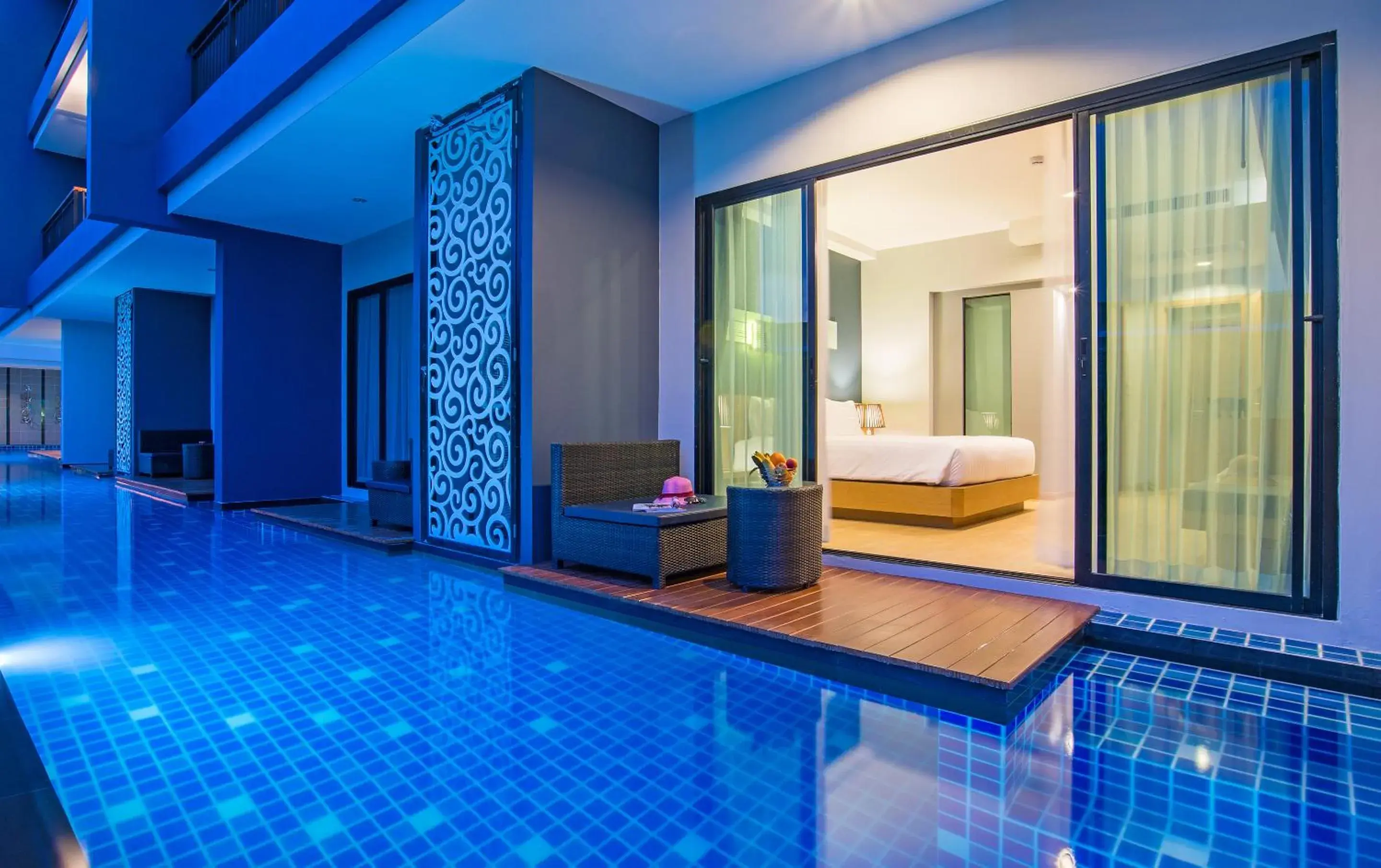 Bed, Swimming Pool in AVA SEA Resort Ao Nang Beach-SHA Extra Plus