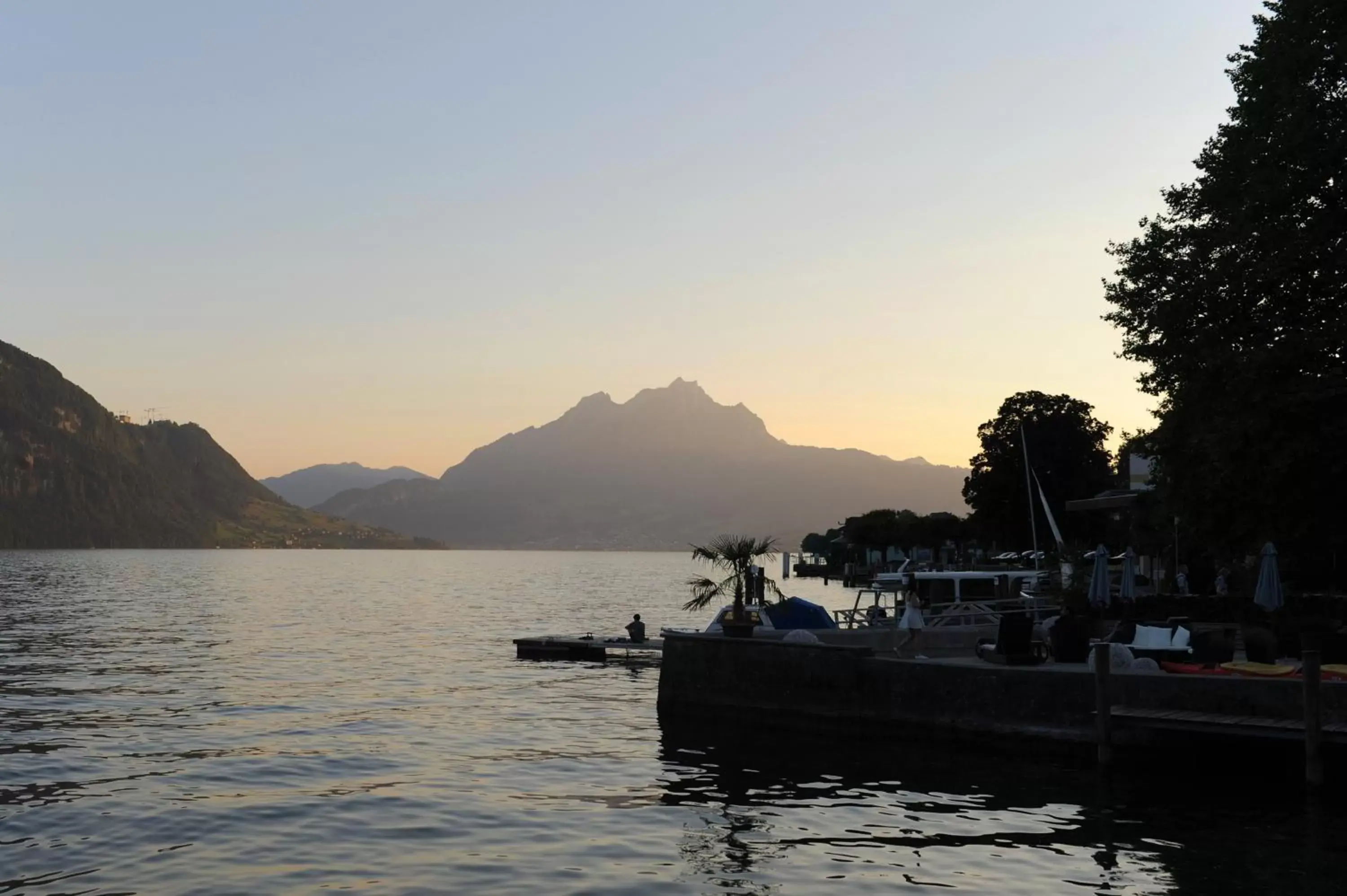 Lake view in Seehof Hotel Du Lac