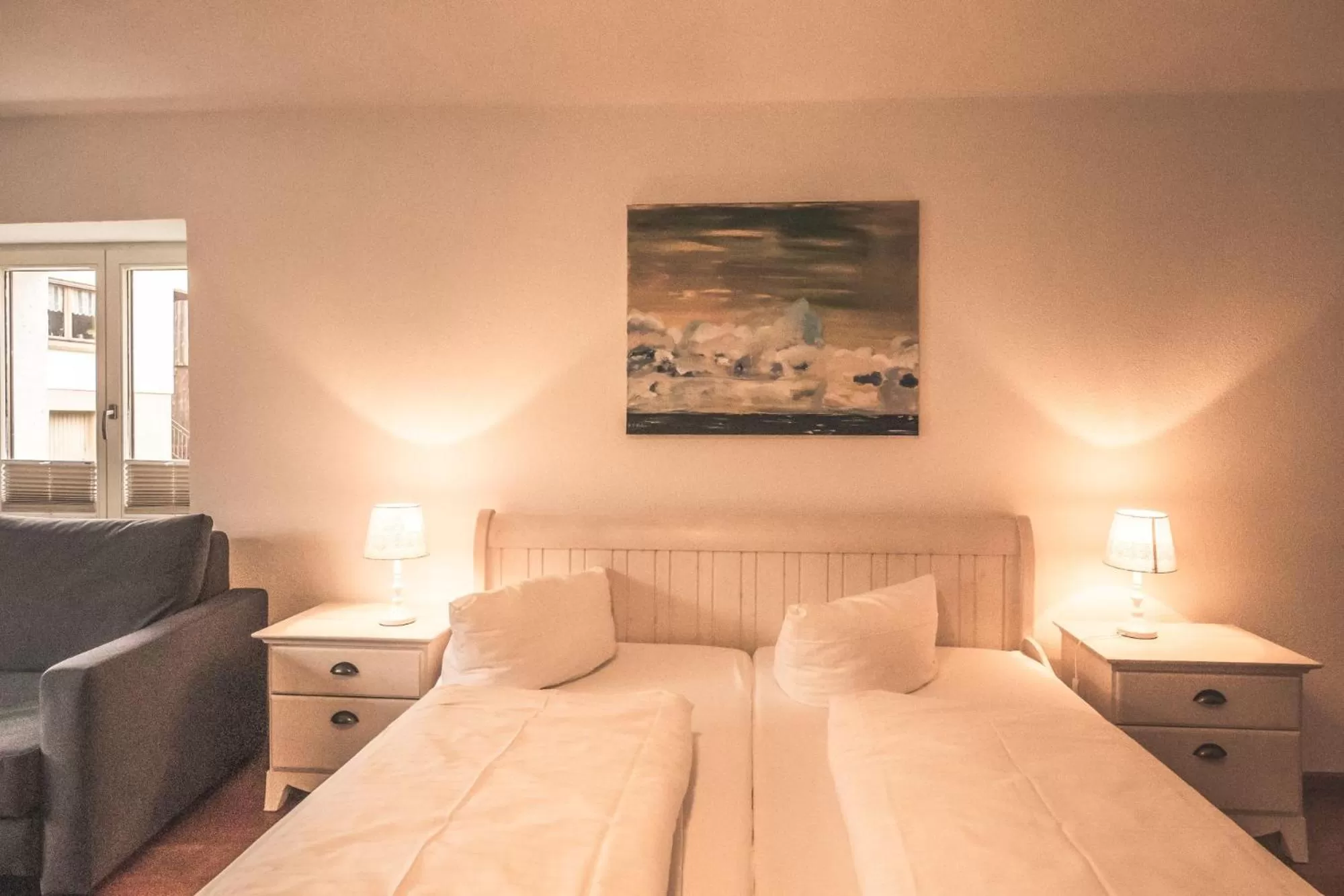 Bed in Wohlfühlhotel Landmann