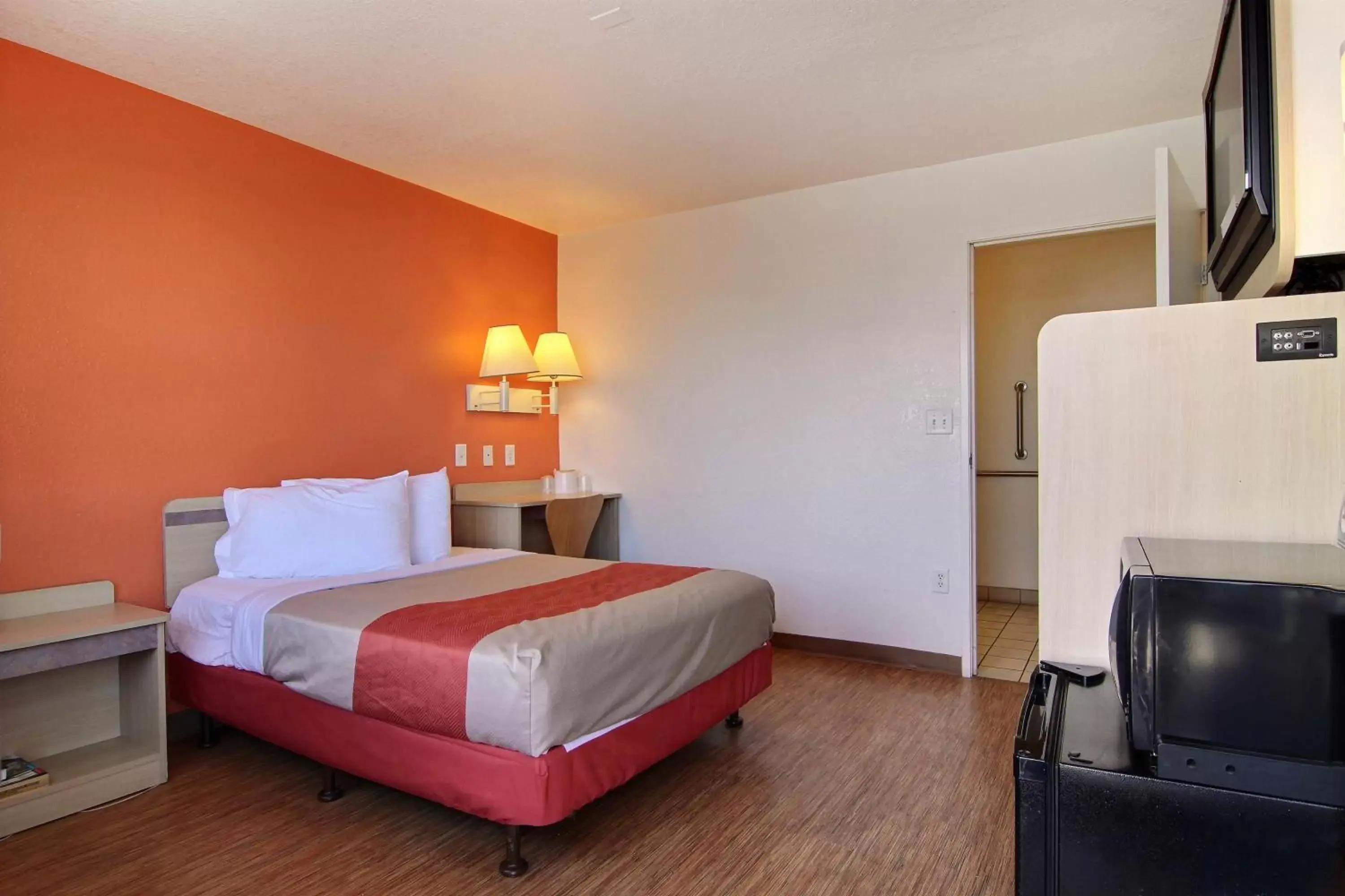 Bed in Motel 6-Odessa, TX
