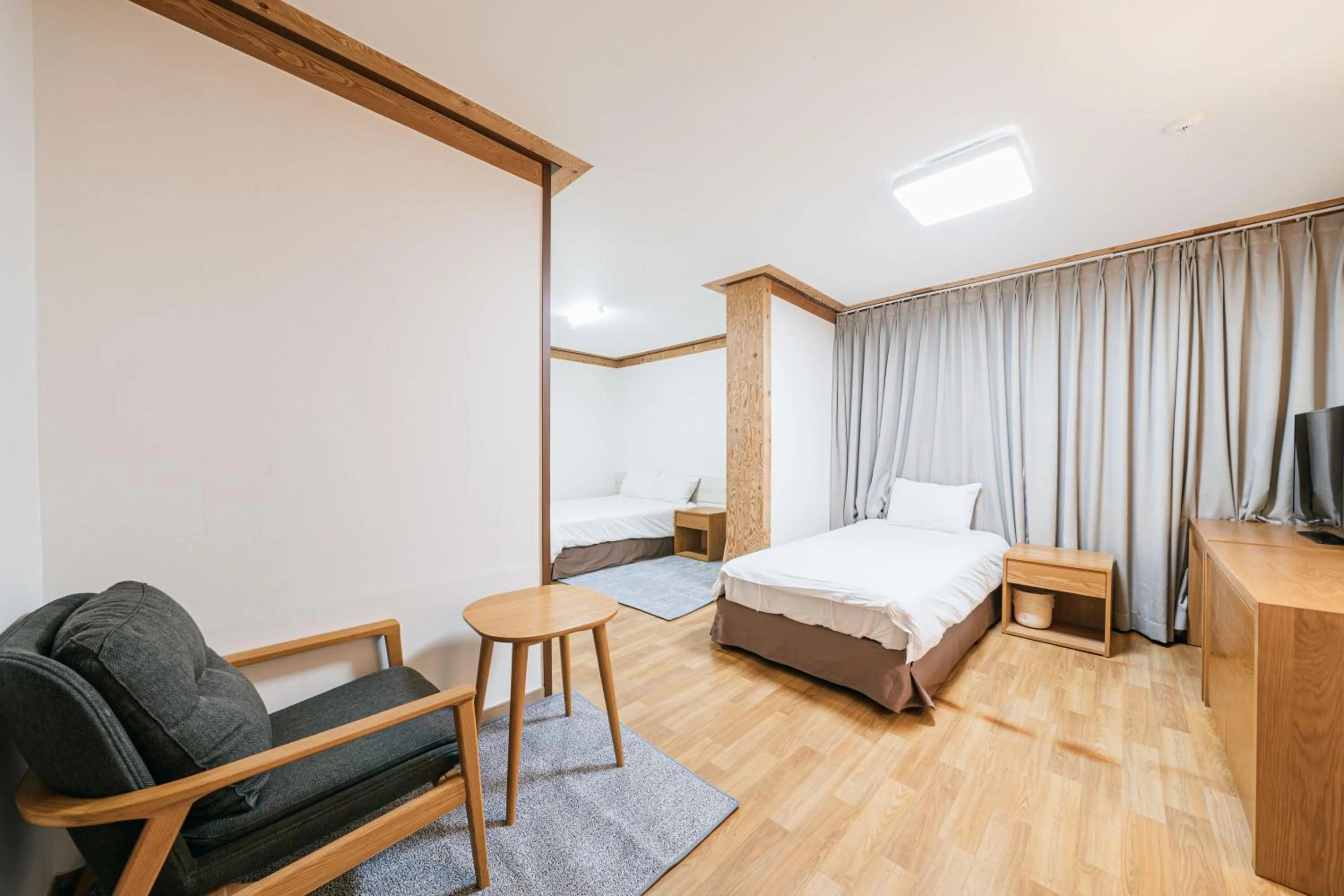 Bed in Jeju Miracle Hotel