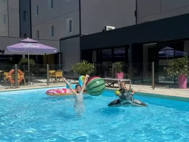 People, Swimming Pool in Ibis Styles Cognac