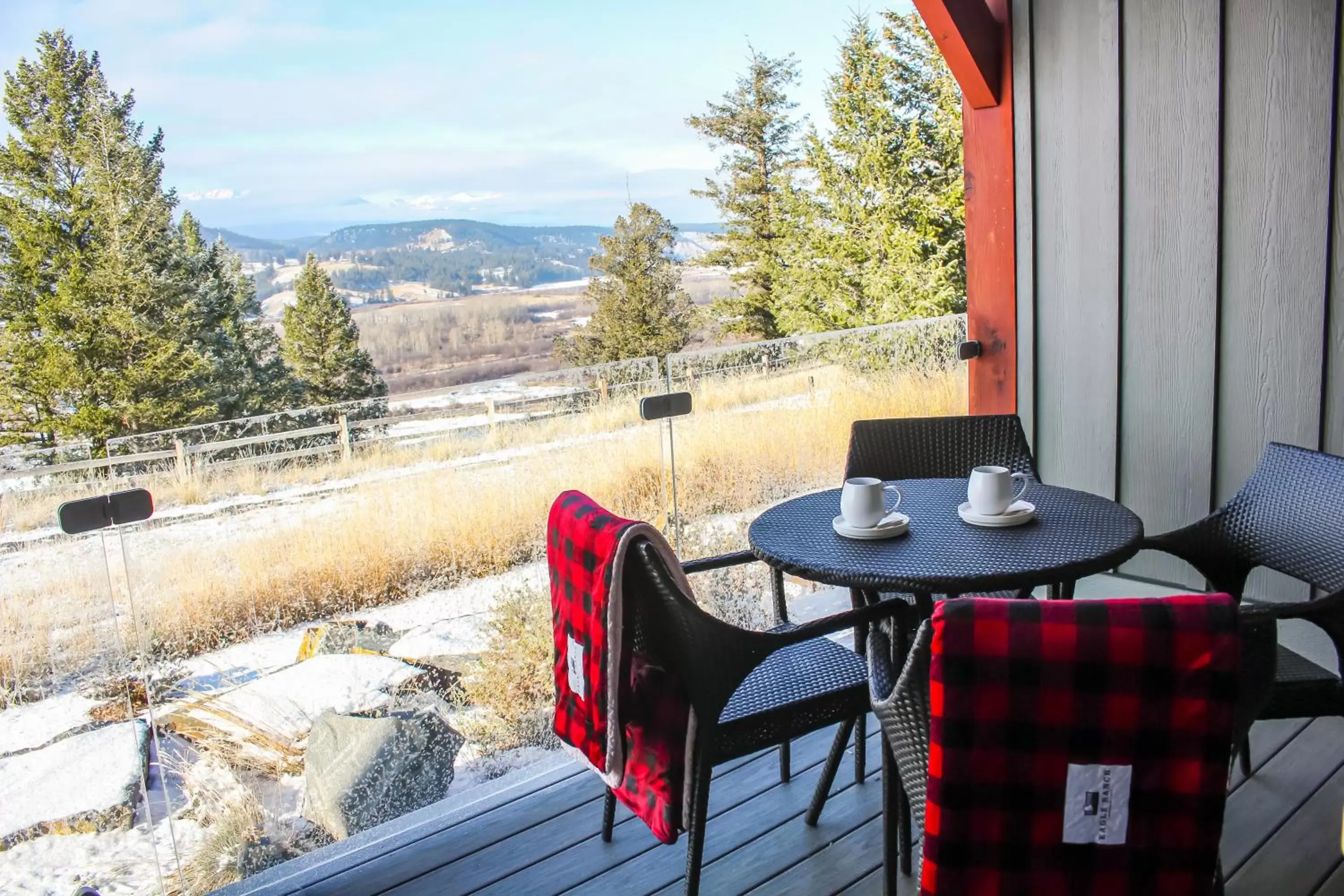 Patio in Headwaters Lodge at Eagle Ranch Resort