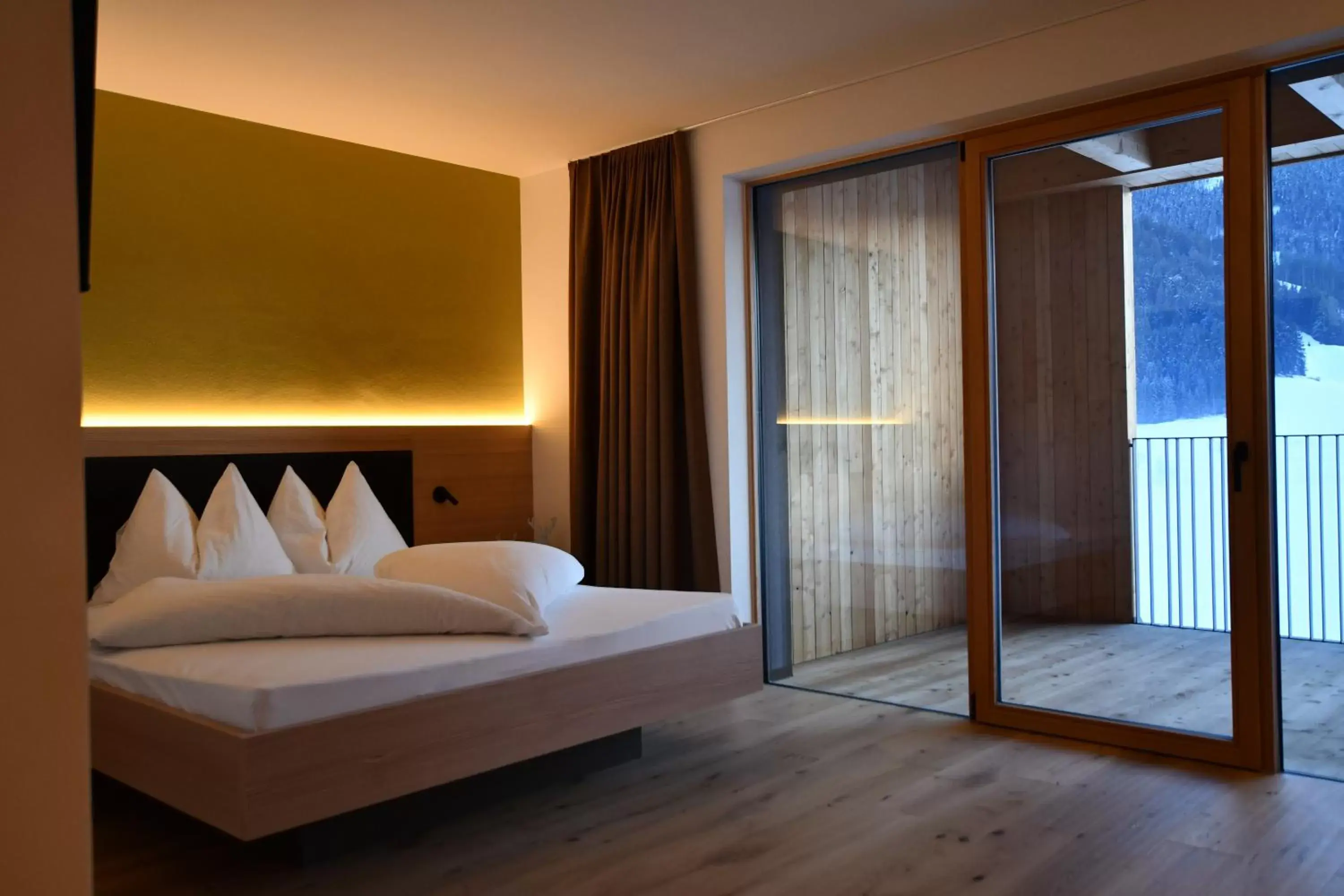 Bed in Hotel Tyrol