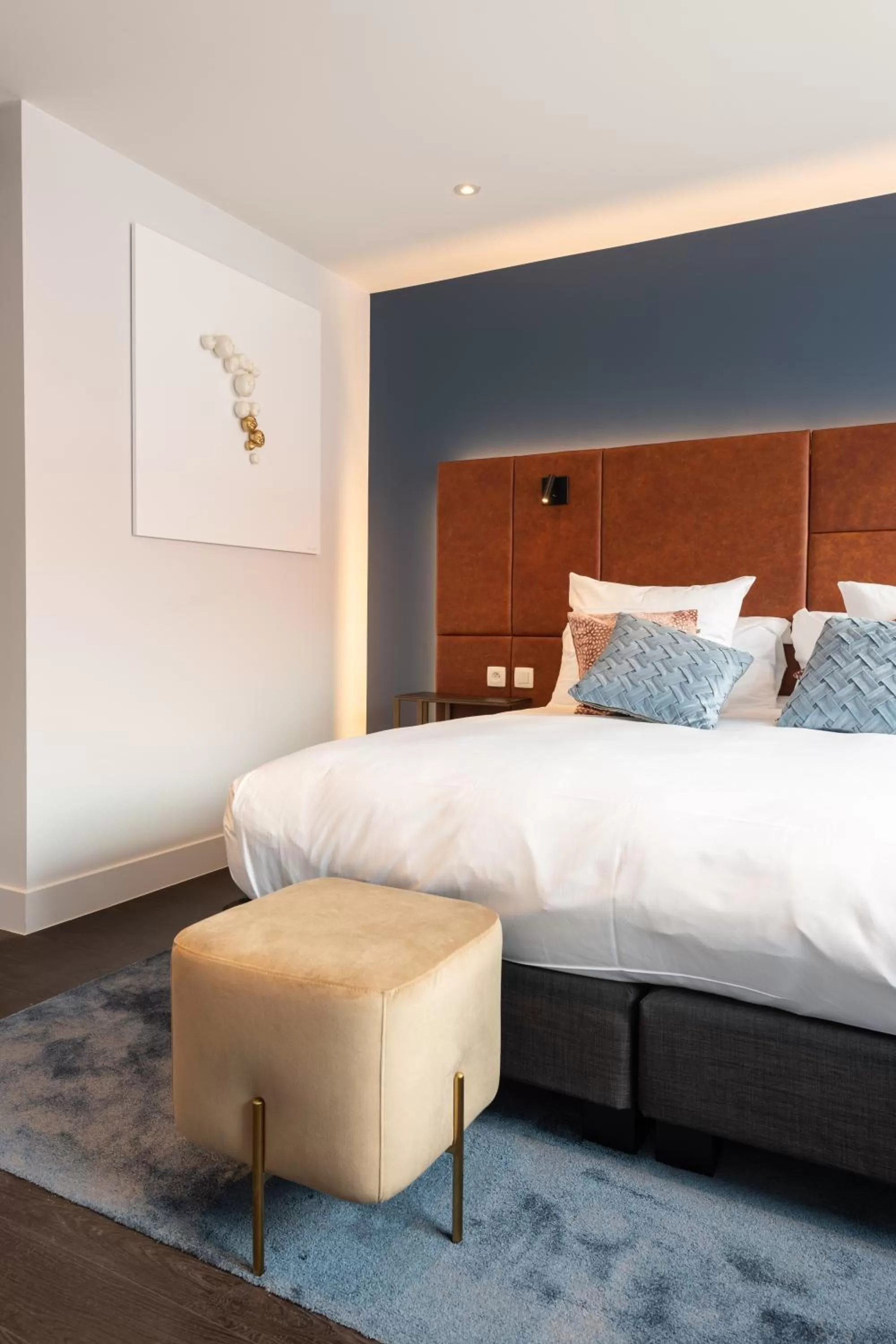 Bed in Boutique Hotel Sablon by CW Hotel Collection