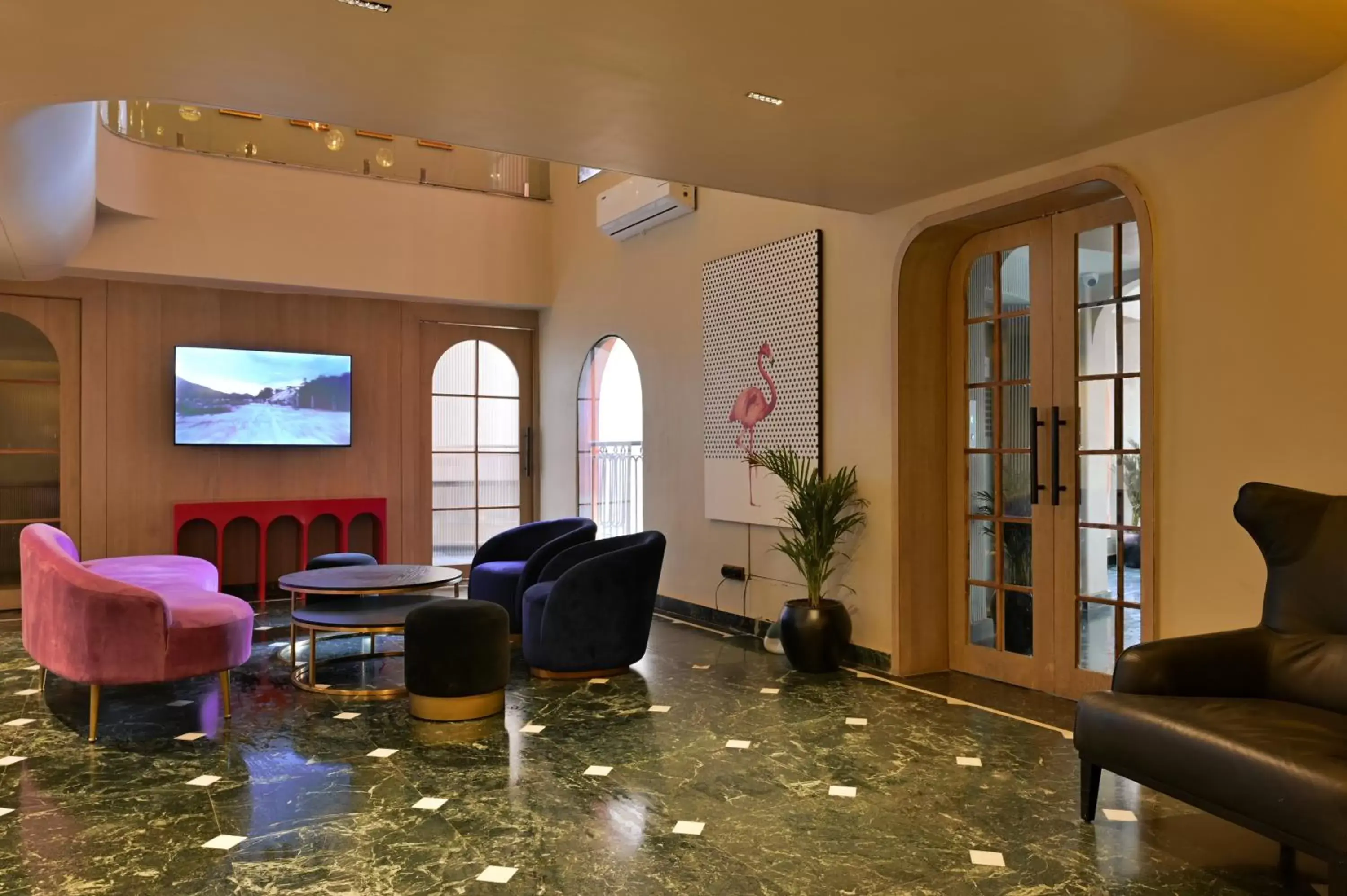 Lobby or reception, Seating Area in The Red Pier by Downtown Udaipur