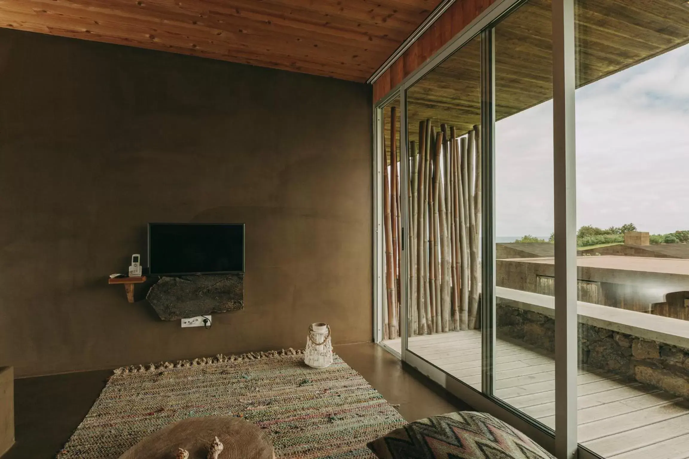 Balcony/Terrace, TV/Entertainment Center in Santa Barbara Eco-Beach Resort