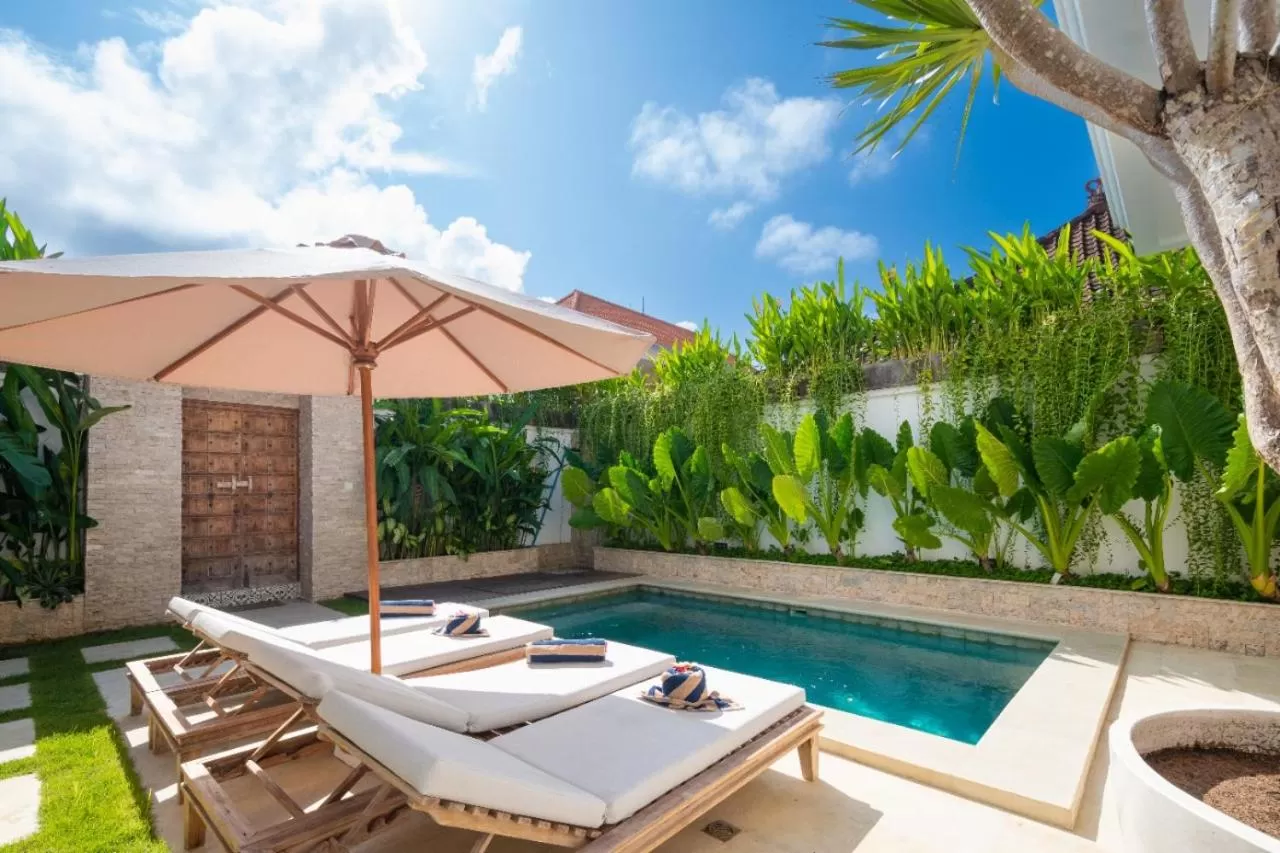 Swimming Pool in Puspa Ayu Villas & Apartments