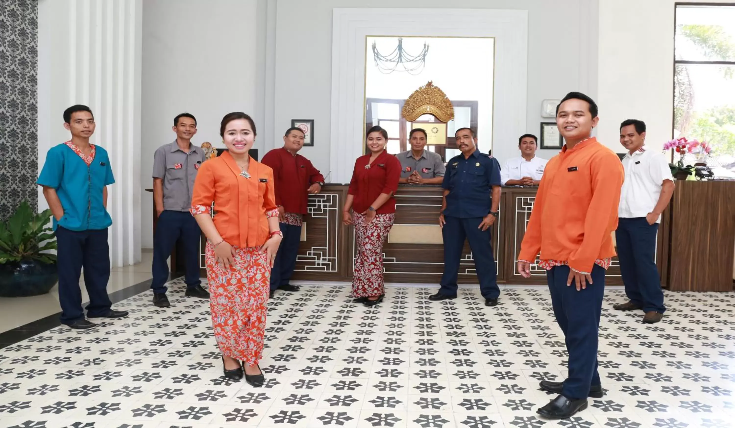 Staff in Inna Bali Heritage Hotel