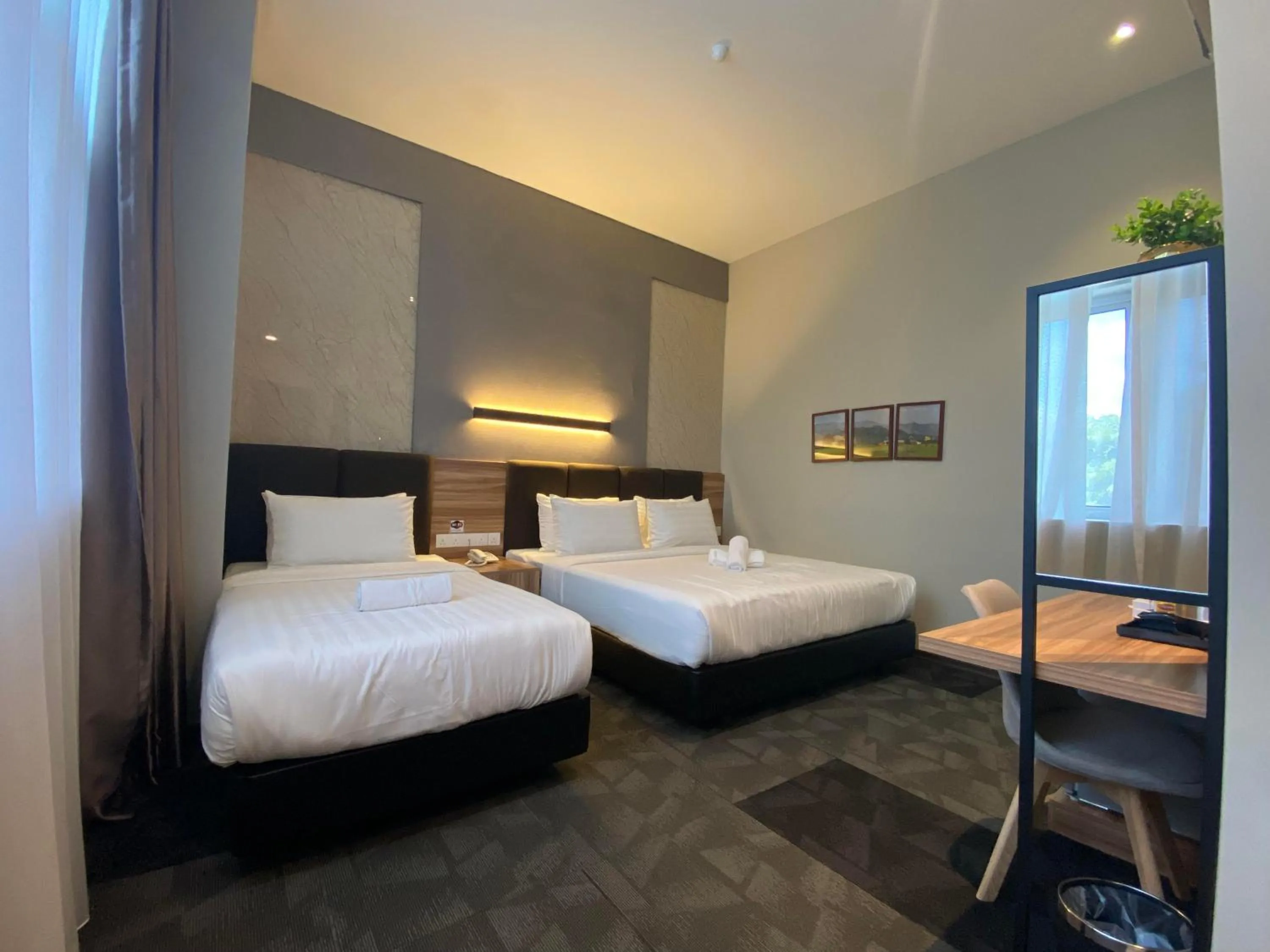 Bed in Prestigo Hotel - Johor Bharu