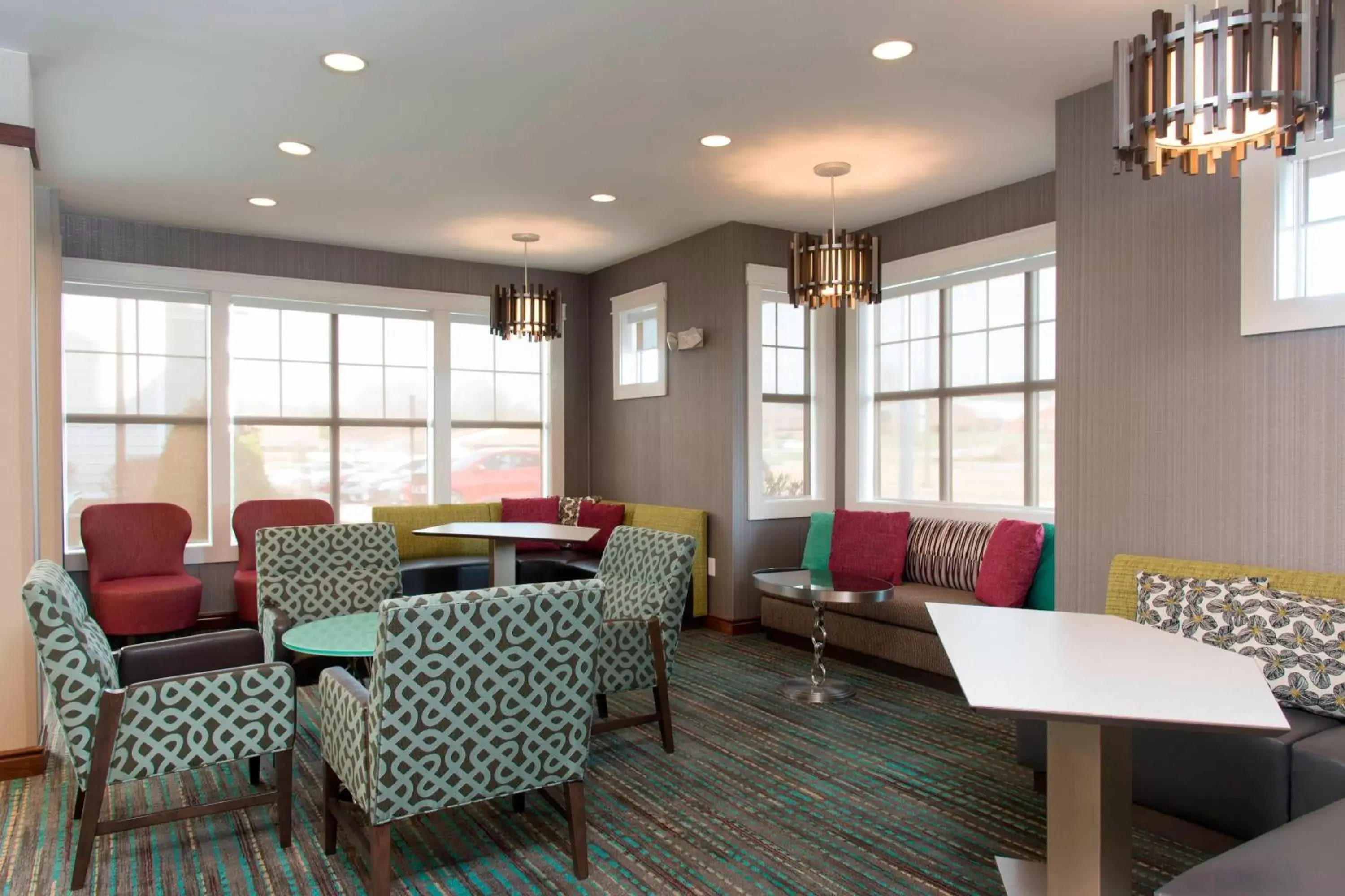 Lobby or reception, Seating Area in Residence Inn Moline Quad Cities