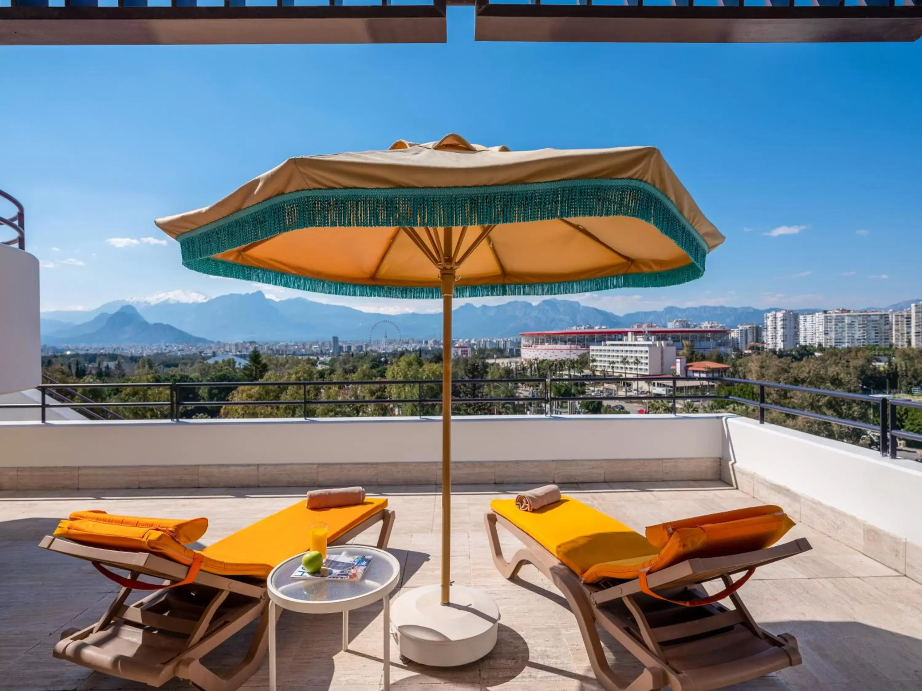 Balcony/Terrace in Rixos Downtown Antalya All Inclusive - The Land of Legends Access