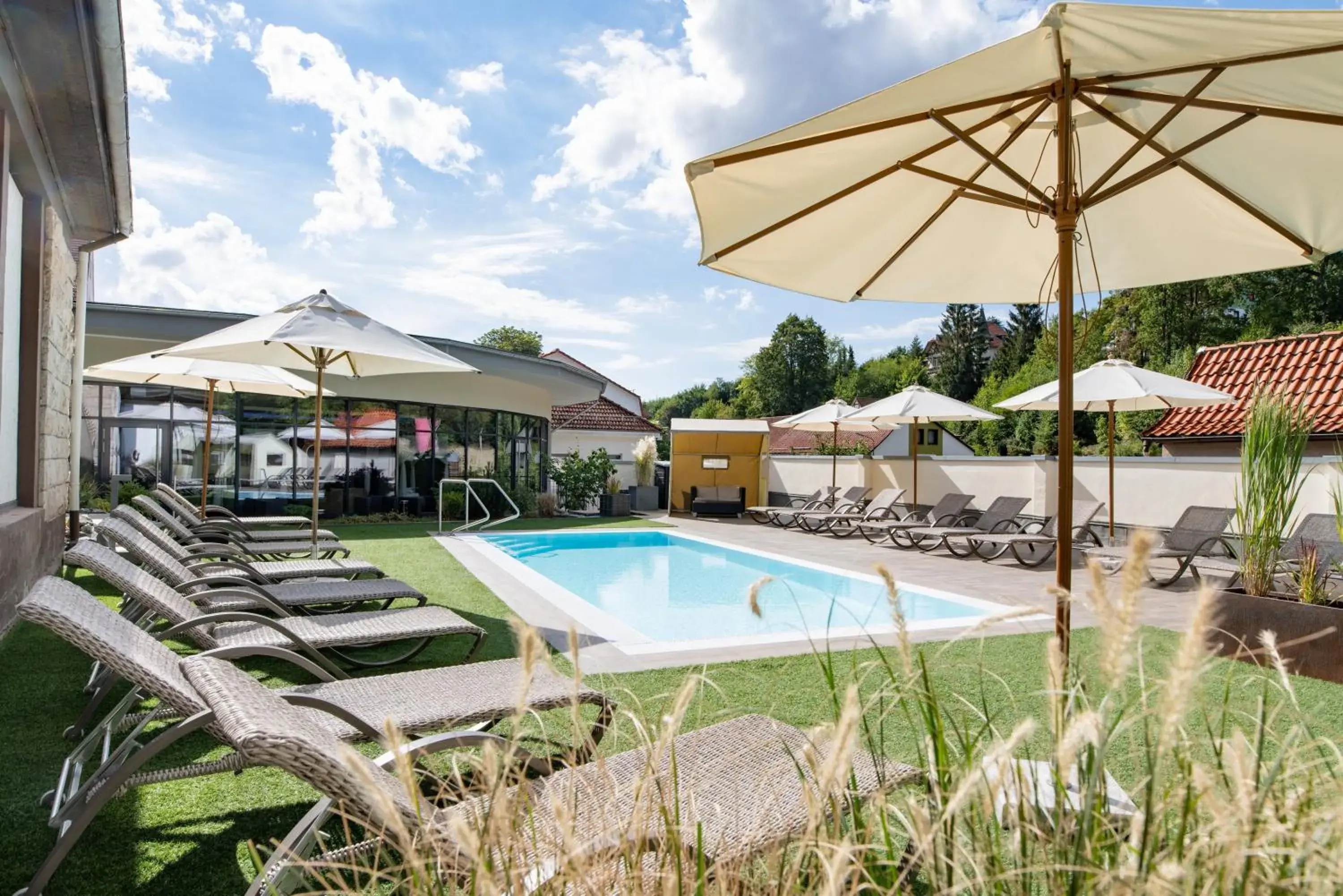 Swimming Pool in Göbel´s Vital Hotel Bad Sachsa