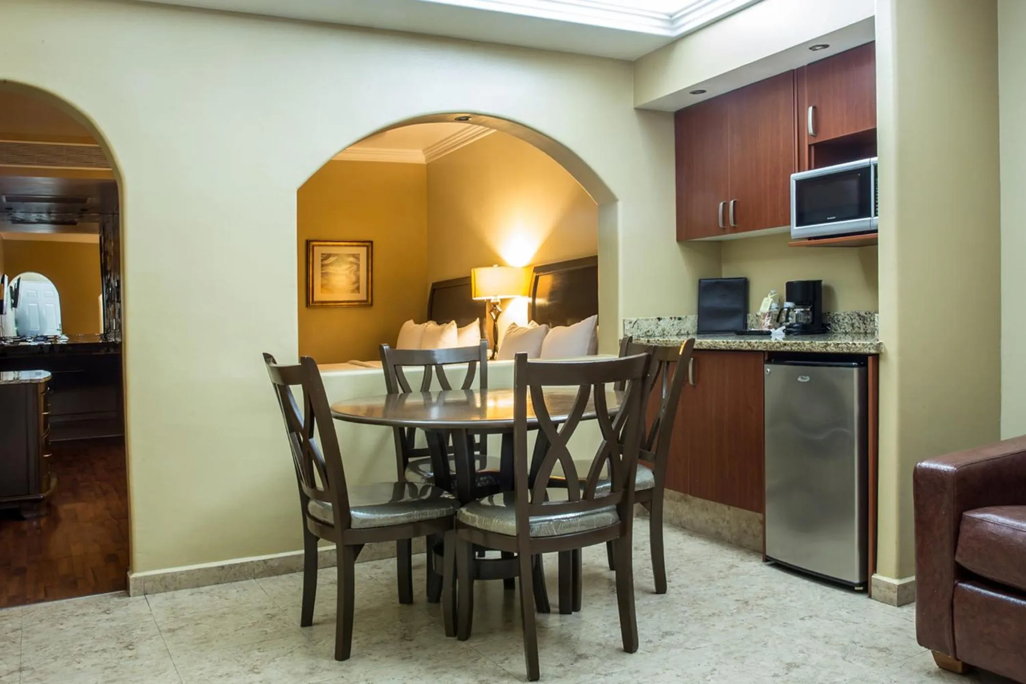 Kitchen or kitchenette in Hotel San Sebastian