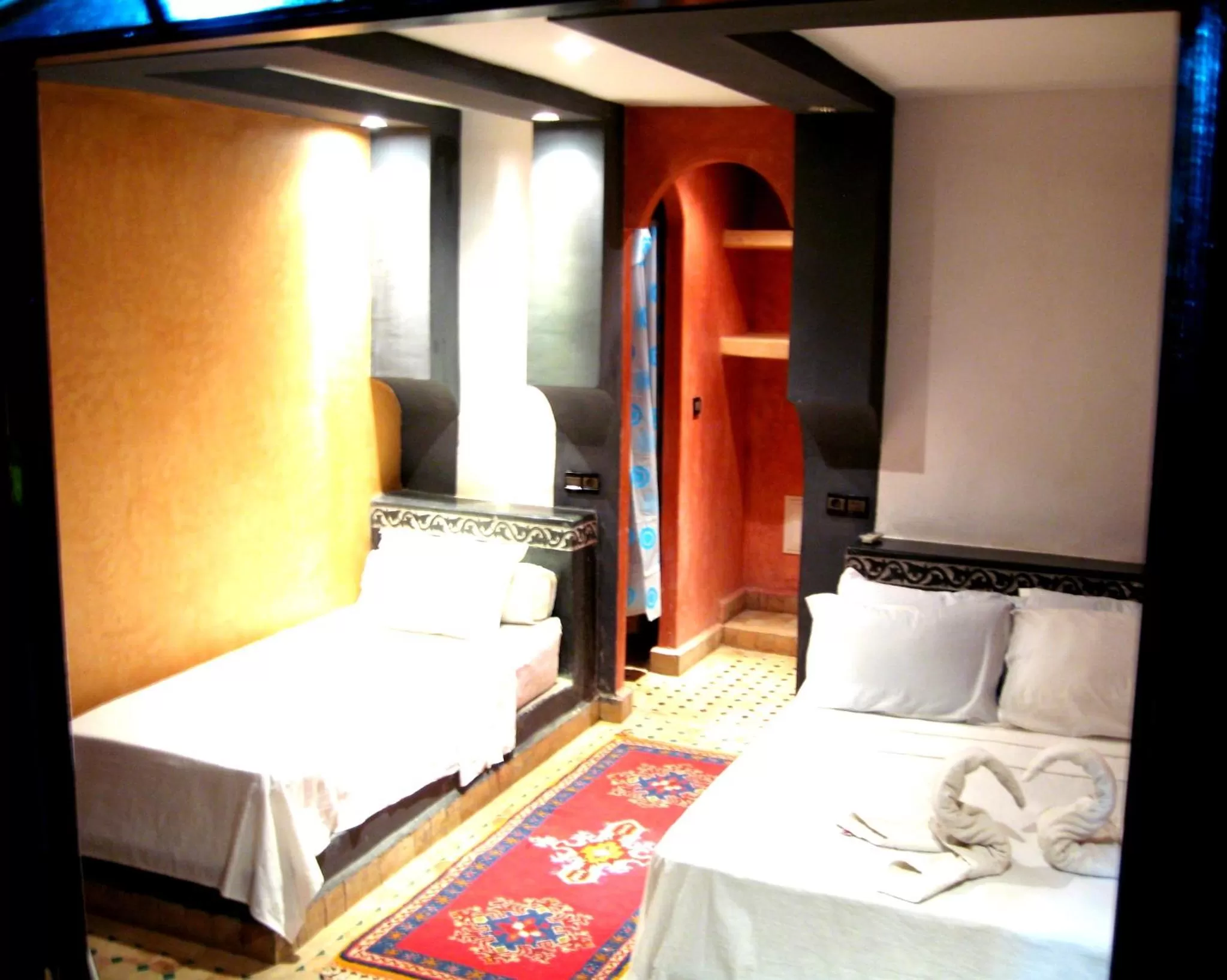 Photo of the whole room, Bed in Hotel Restaurant La Kasbah