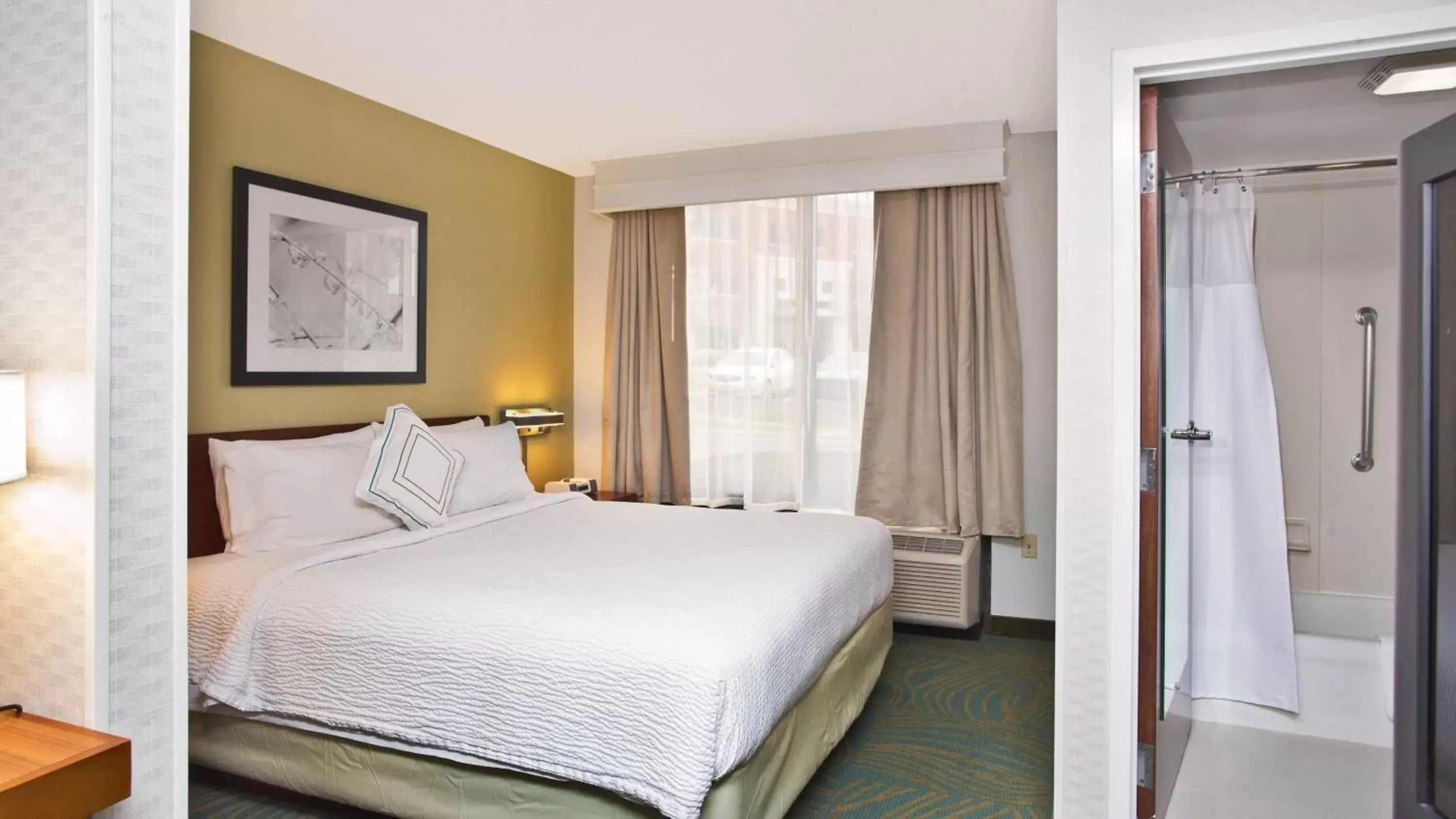 Bedroom, Bed in SpringHill Suites by Marriott Chicago Naperville Warrenville