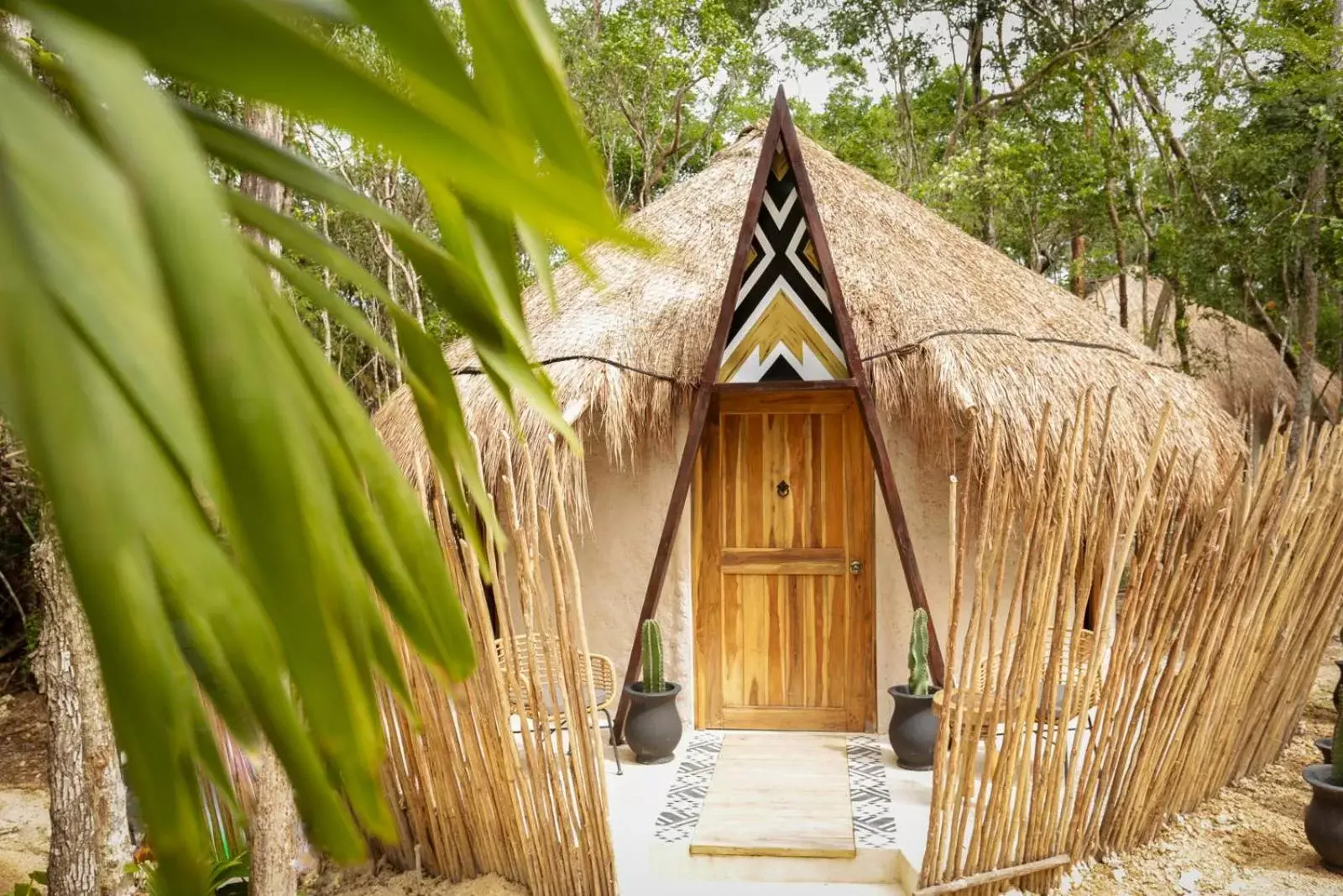 Facade/entrance in The Yellow Nest Tulum