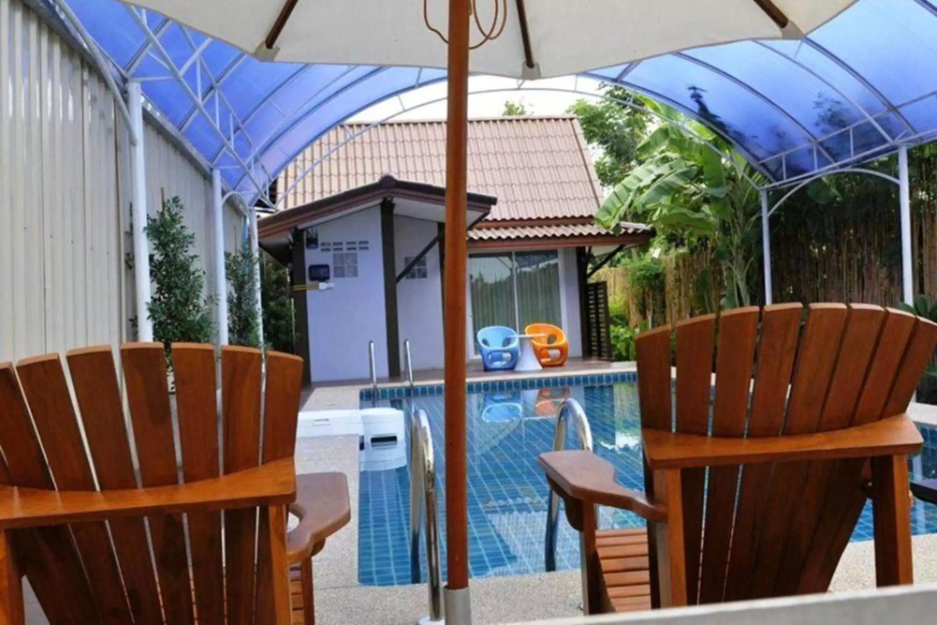 Patio in Pai Sukhothai Resort SHA Extra Plus
