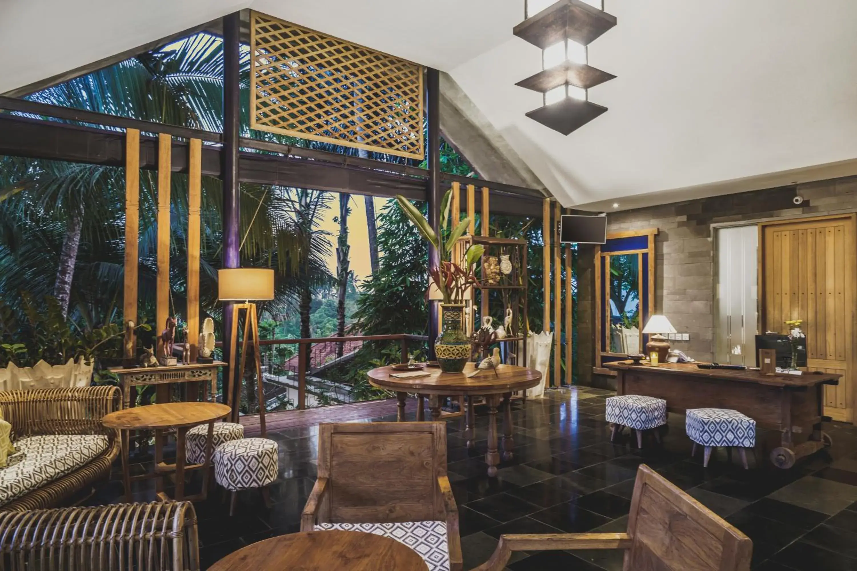 Lobby or reception, Restaurant/Places to Eat in Amora Ubud Boutique Villas