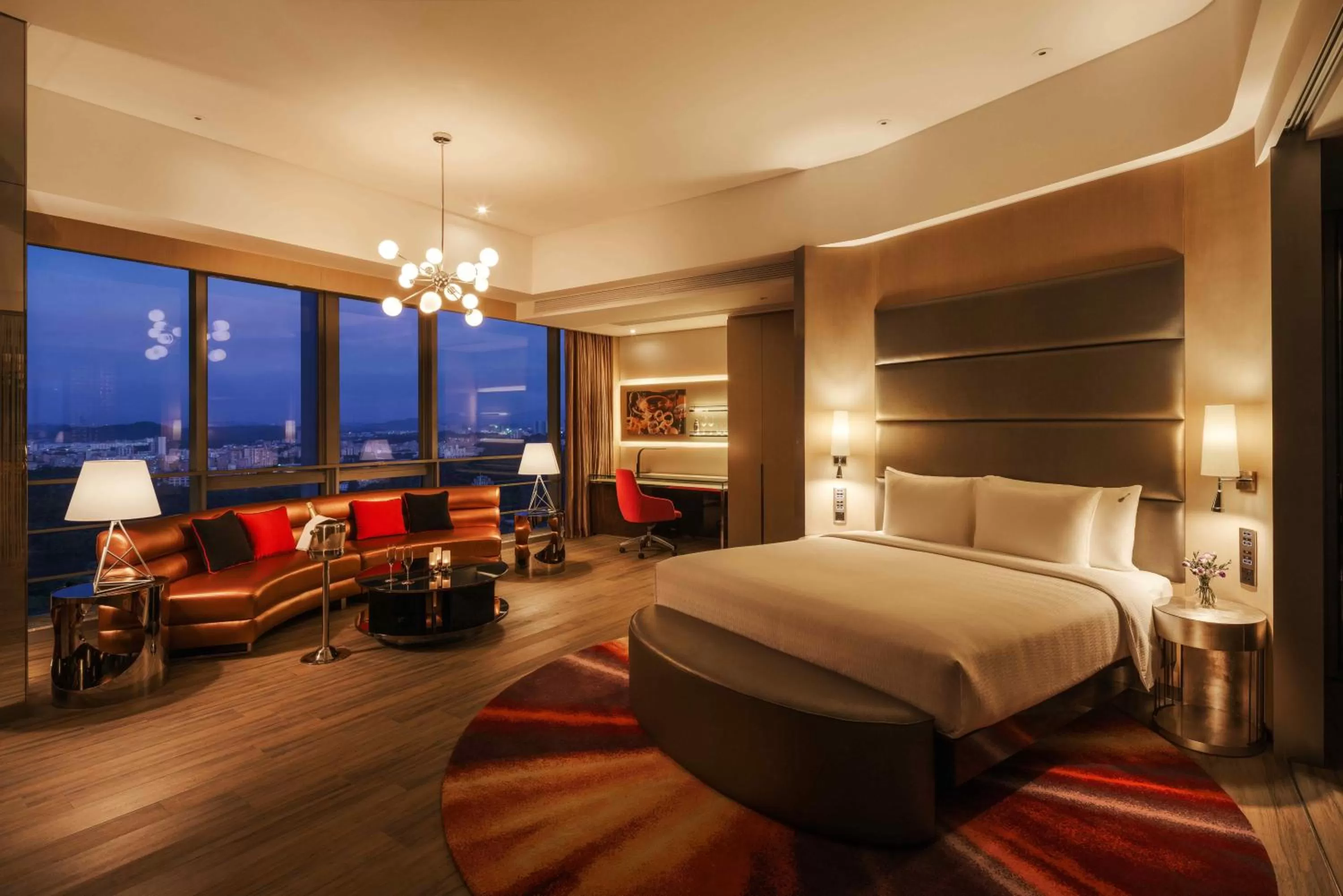 Bedroom, Bed in Hard Rock Hotel Shenzhen
