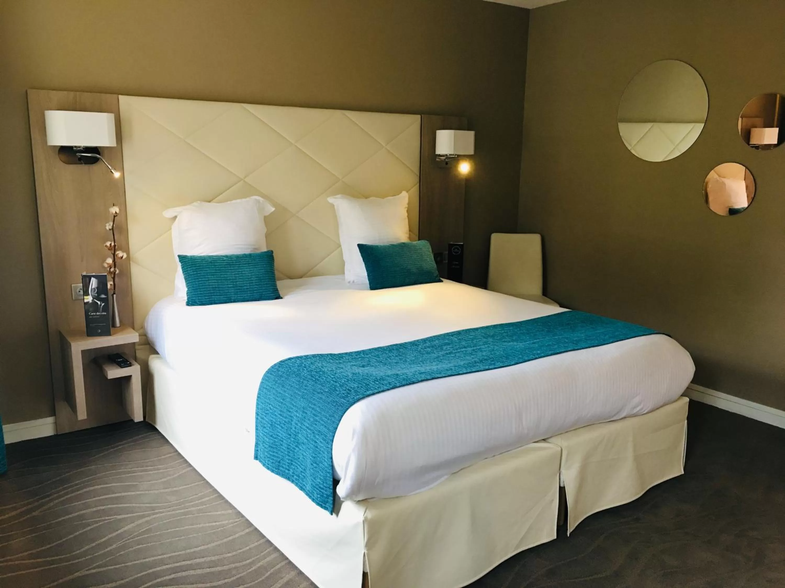 Bed in Hotel Normandy