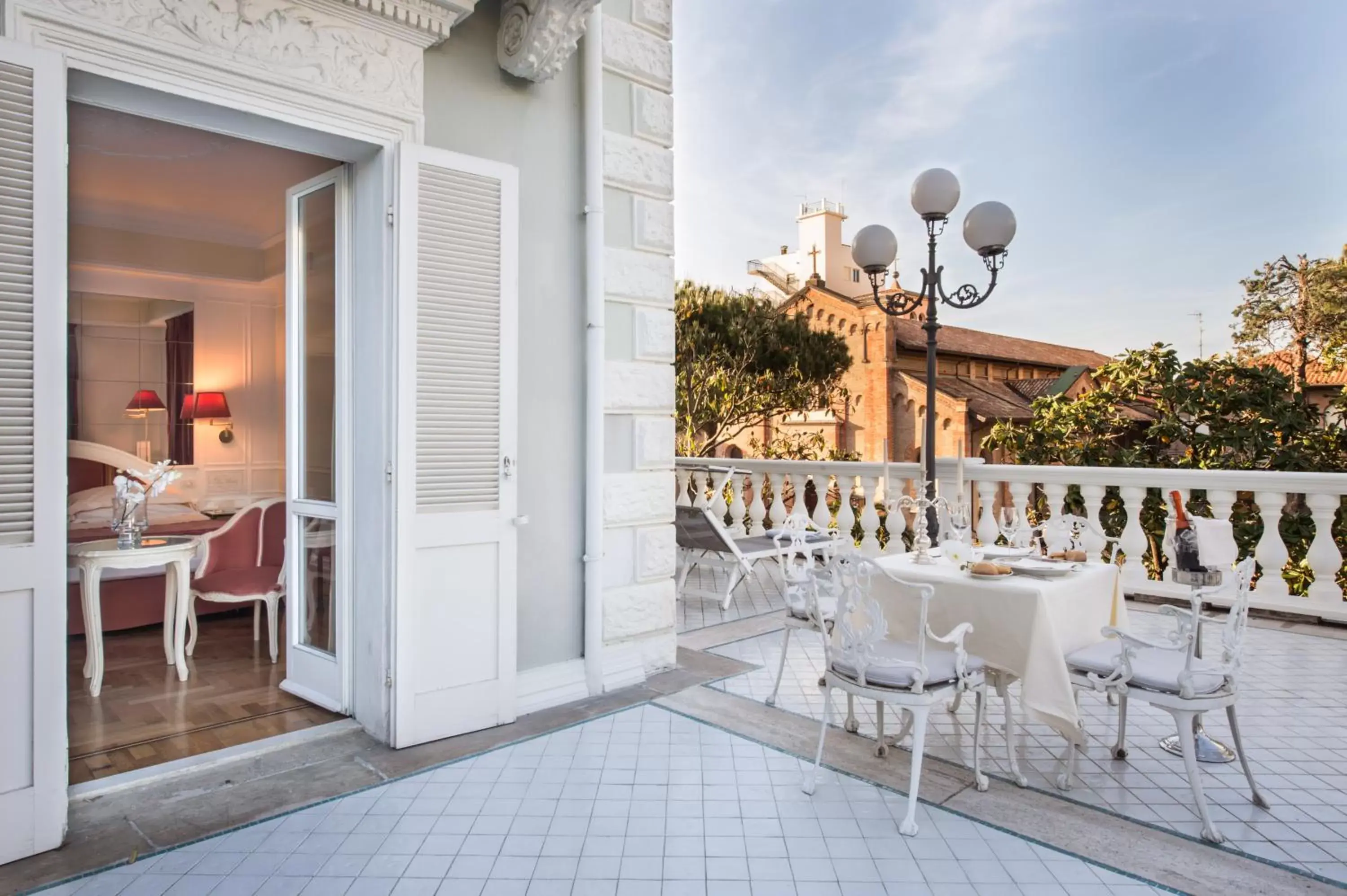 Balcony/Terrace in Grand Hotel Des Bains