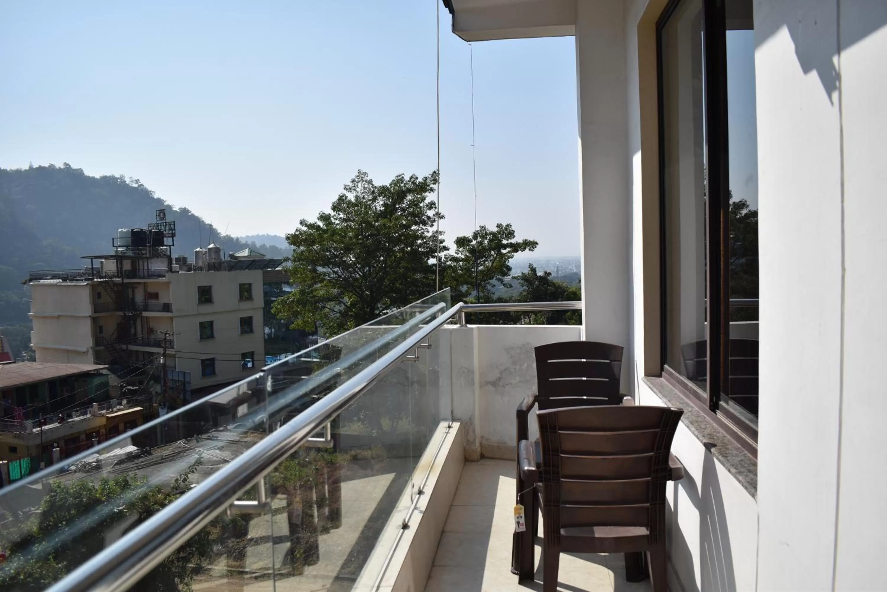 Balcony/Terrace in Tapasthali by Meera Hotels