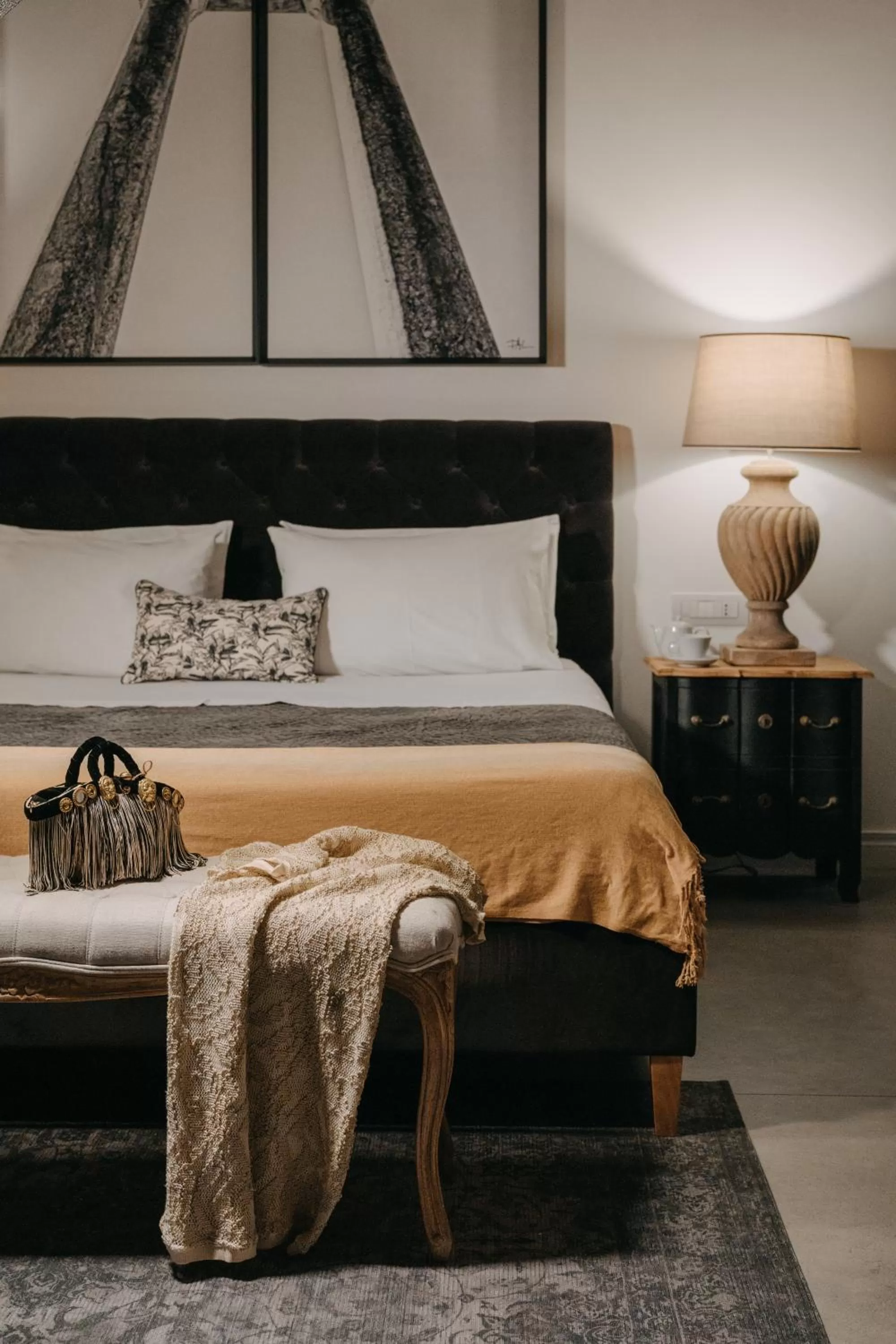 Bed in Palazzo Natoli Boutique Hotel