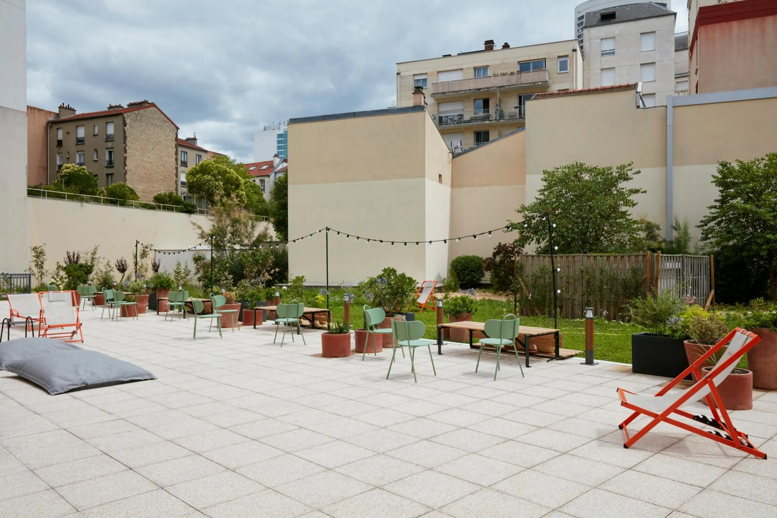 Patio in Aparthotel Adagio Access La Défense Puteaux