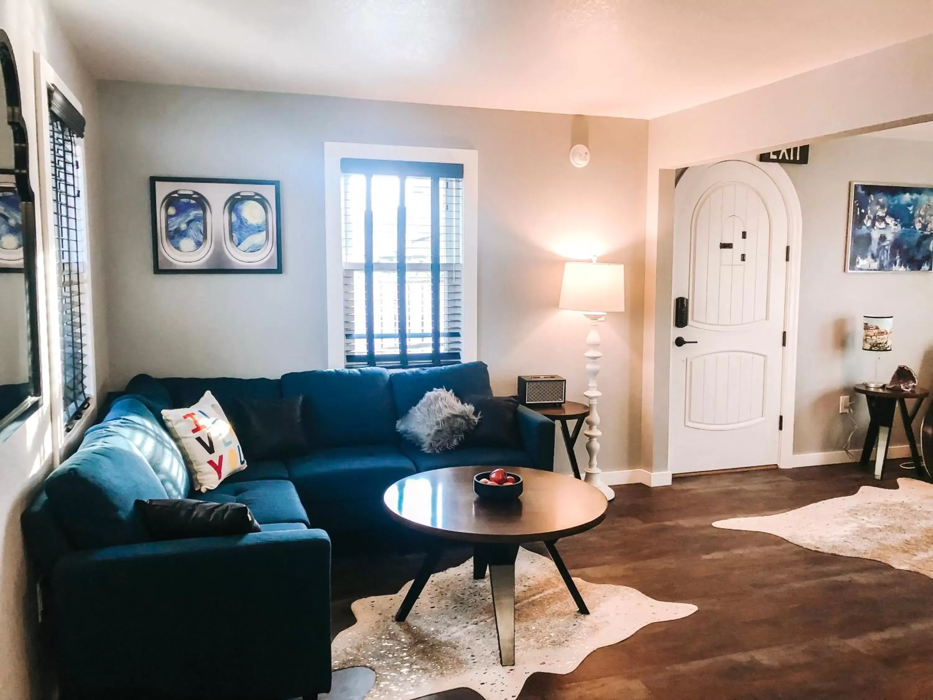 Living room, Seating Area in EO Bungalows, Black Hills