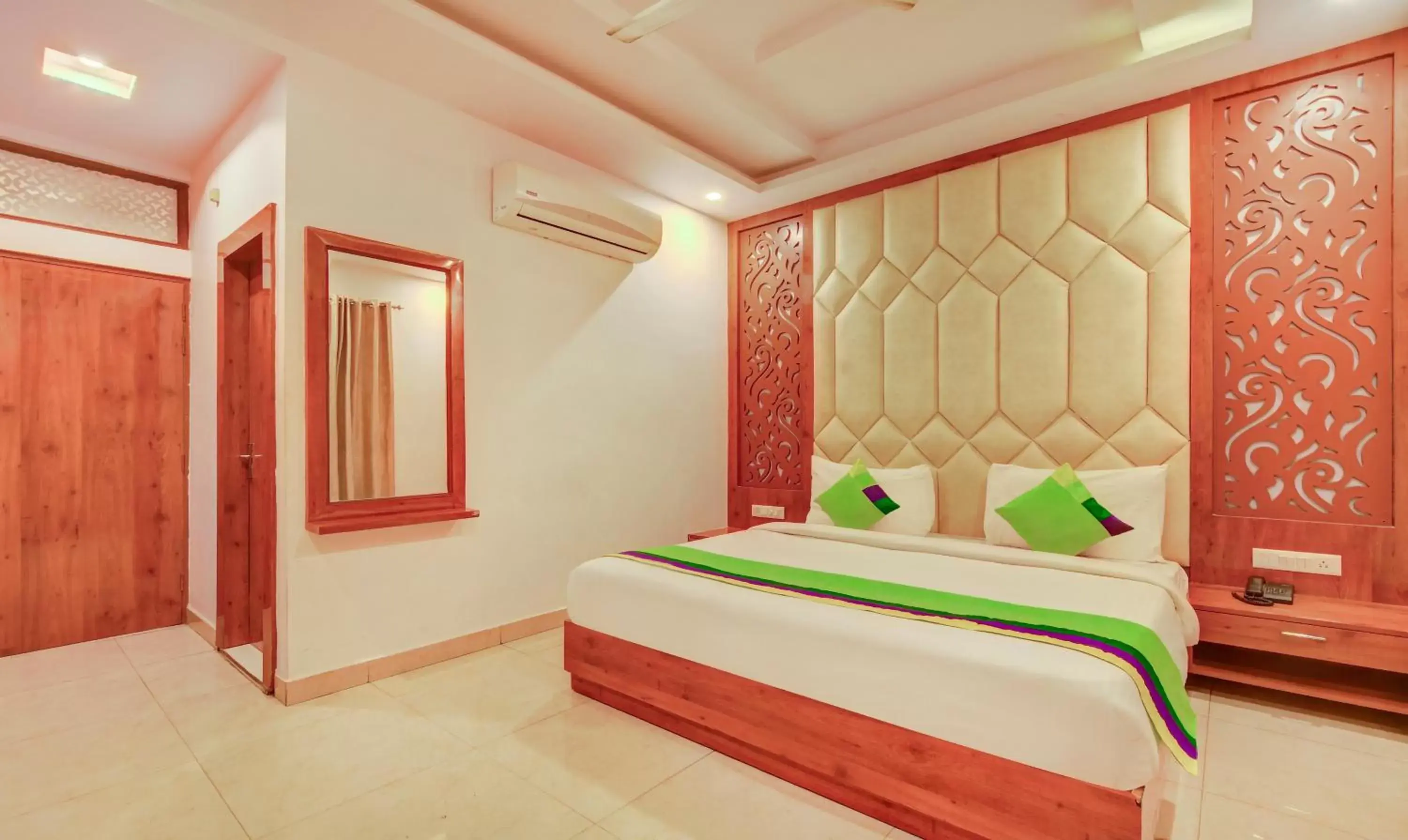 Photo of the whole room, Bed in Treebo G K Residency Near Dehradun Railway Station Photo of the whole room, Bed in Treebo G K Residency Near Dehradun Railway Station