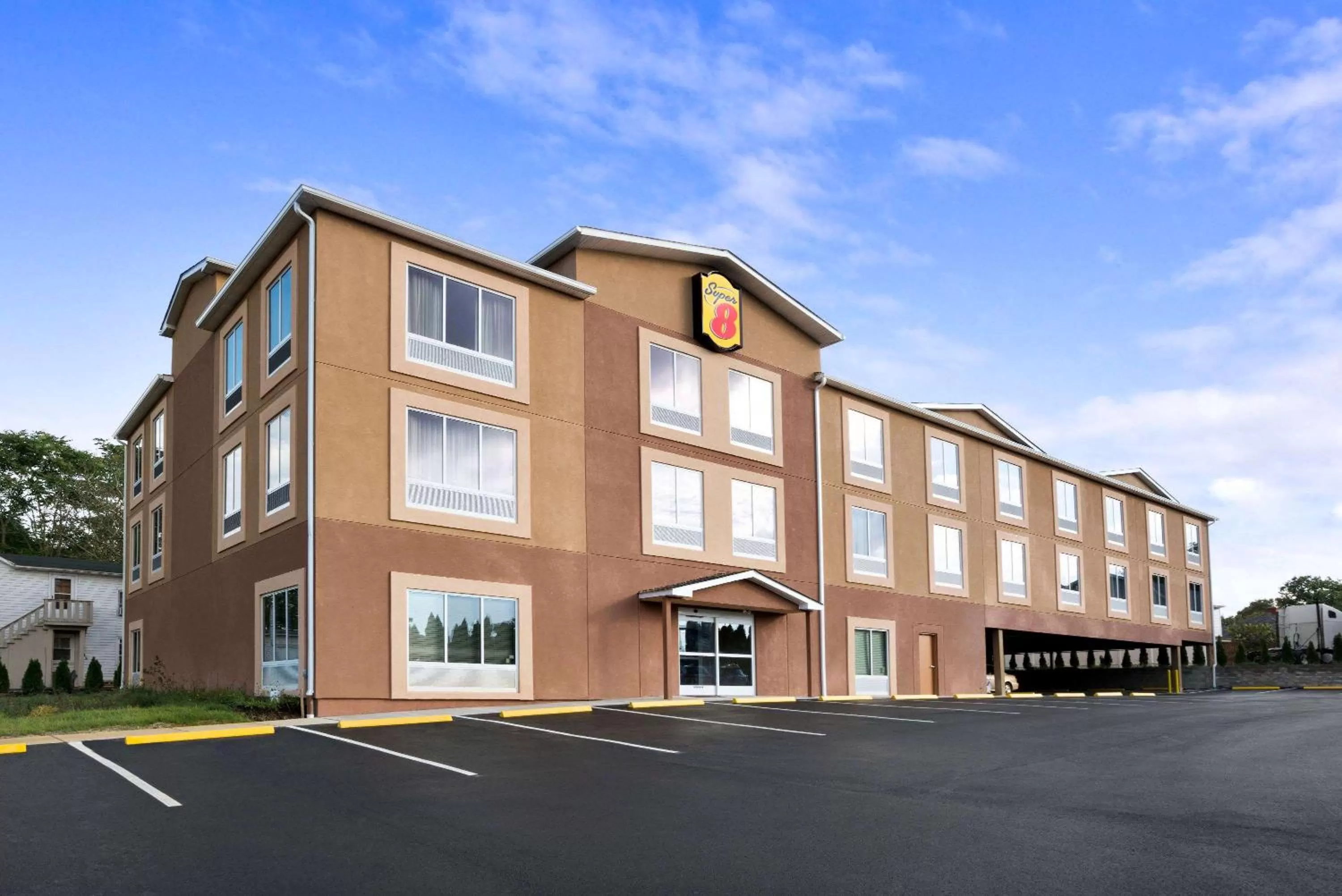 Property building in Super 8 by Wyndham Hershey Chocolate Avenue