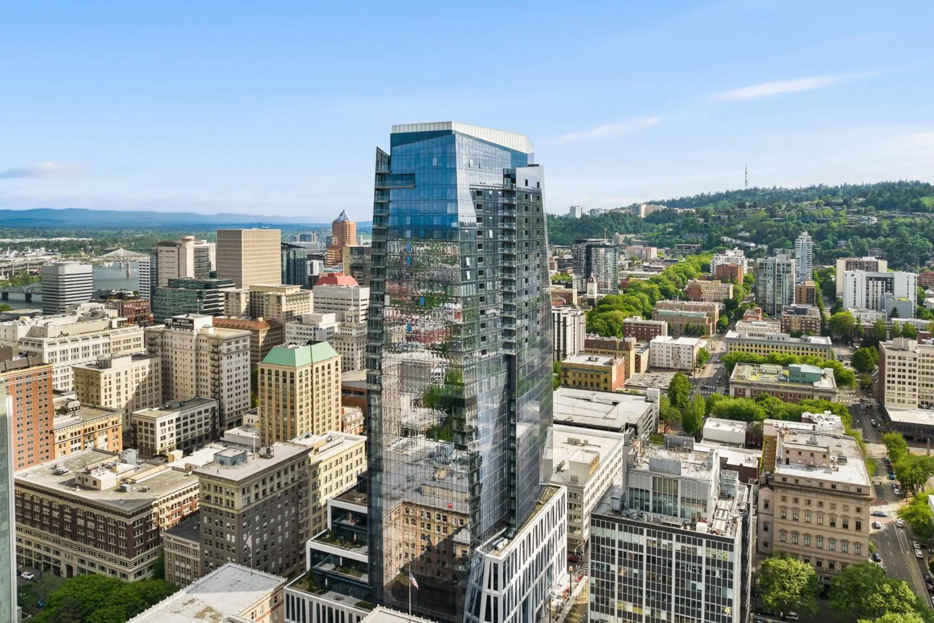 Property building, Bird's-eye View in The Ritz-Carlton, Portland