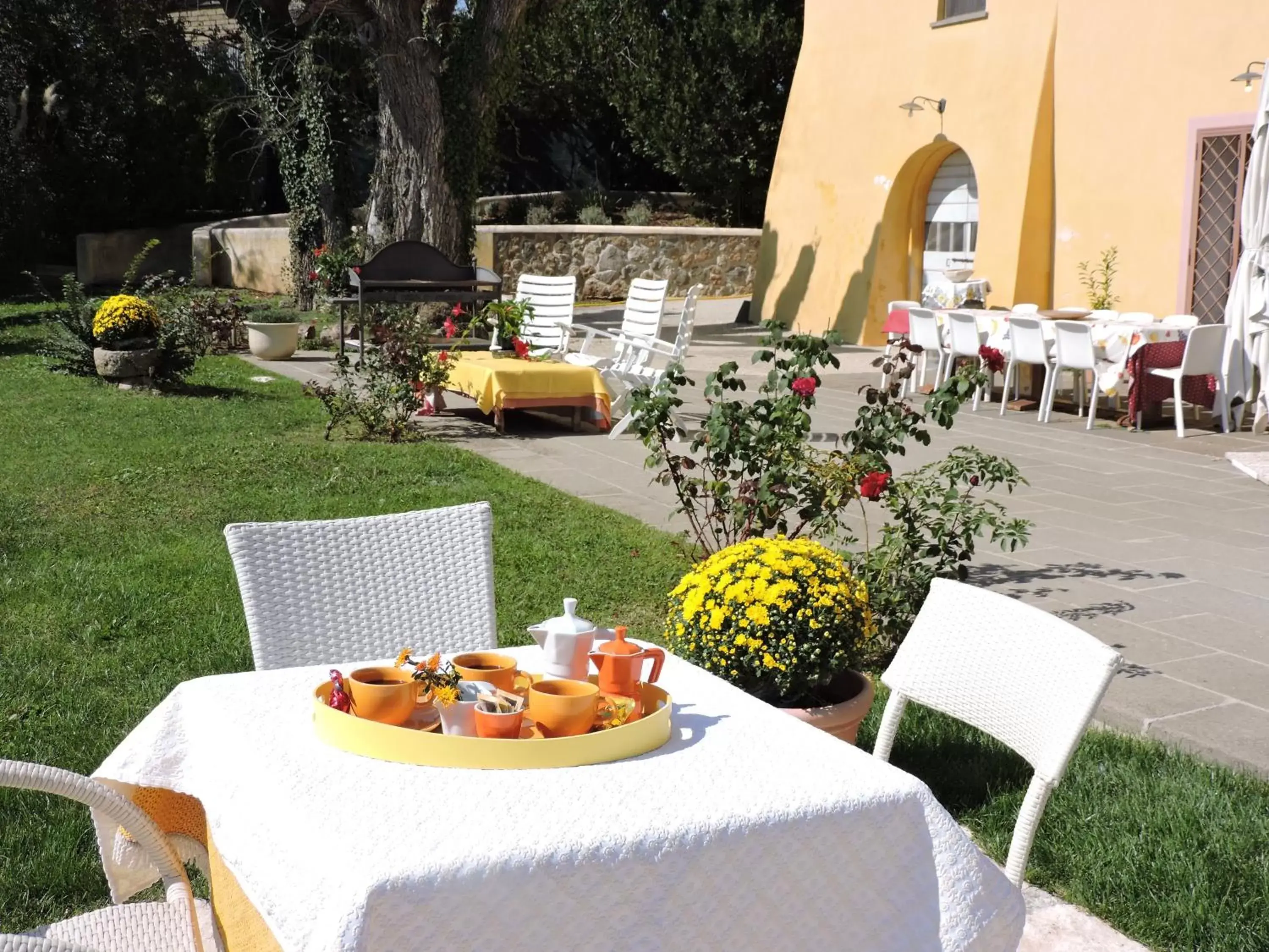 Patio in Casale Fedele Family Village Vicino al Borgo