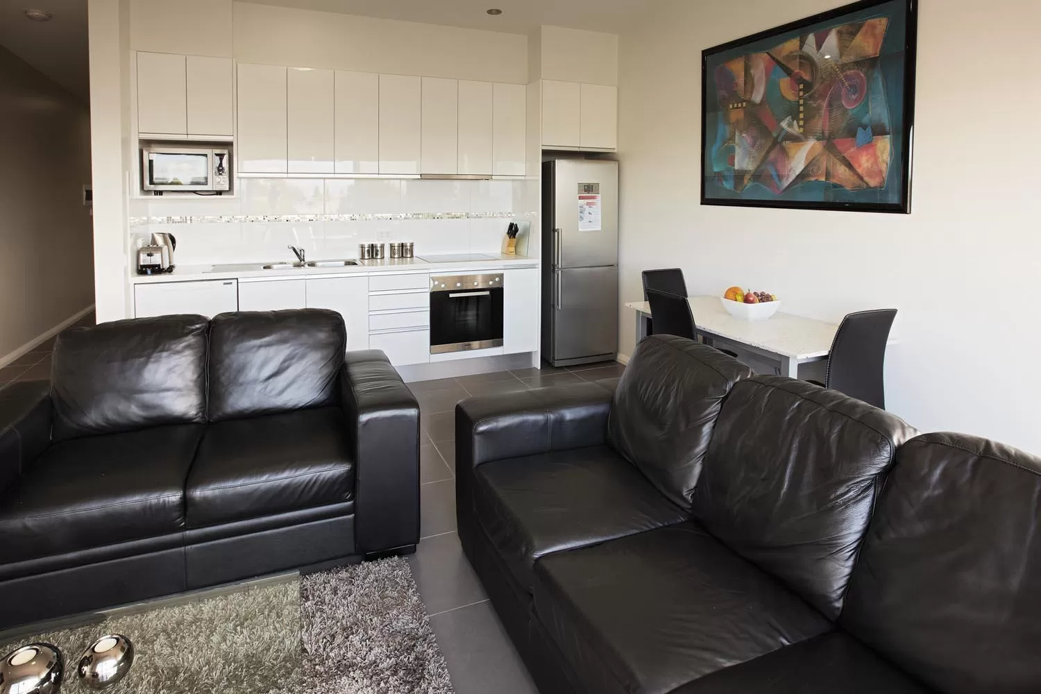 Seating area in Charlestown Executive Apartments