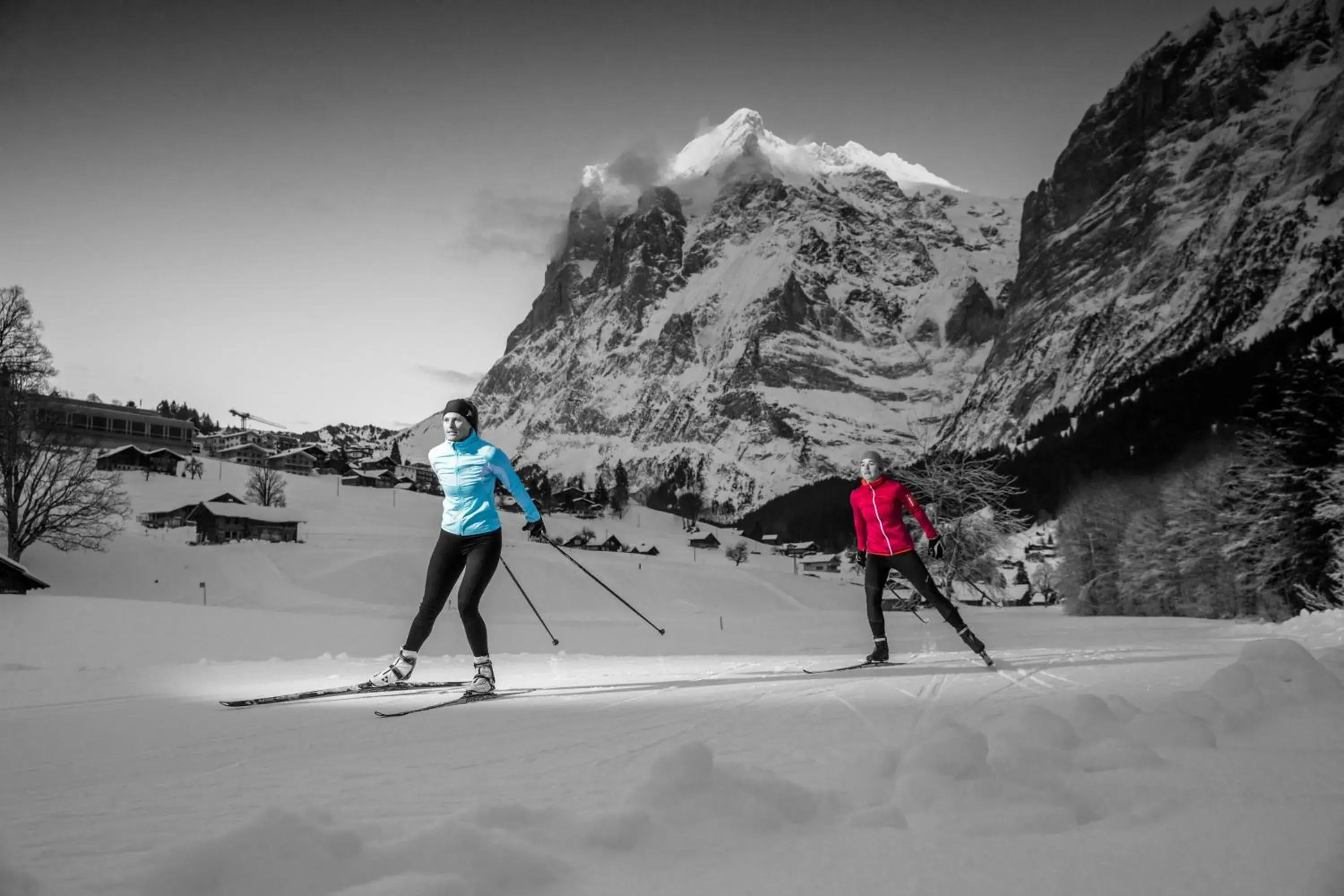 Activities, Skiing in Eiger Lodge Easy